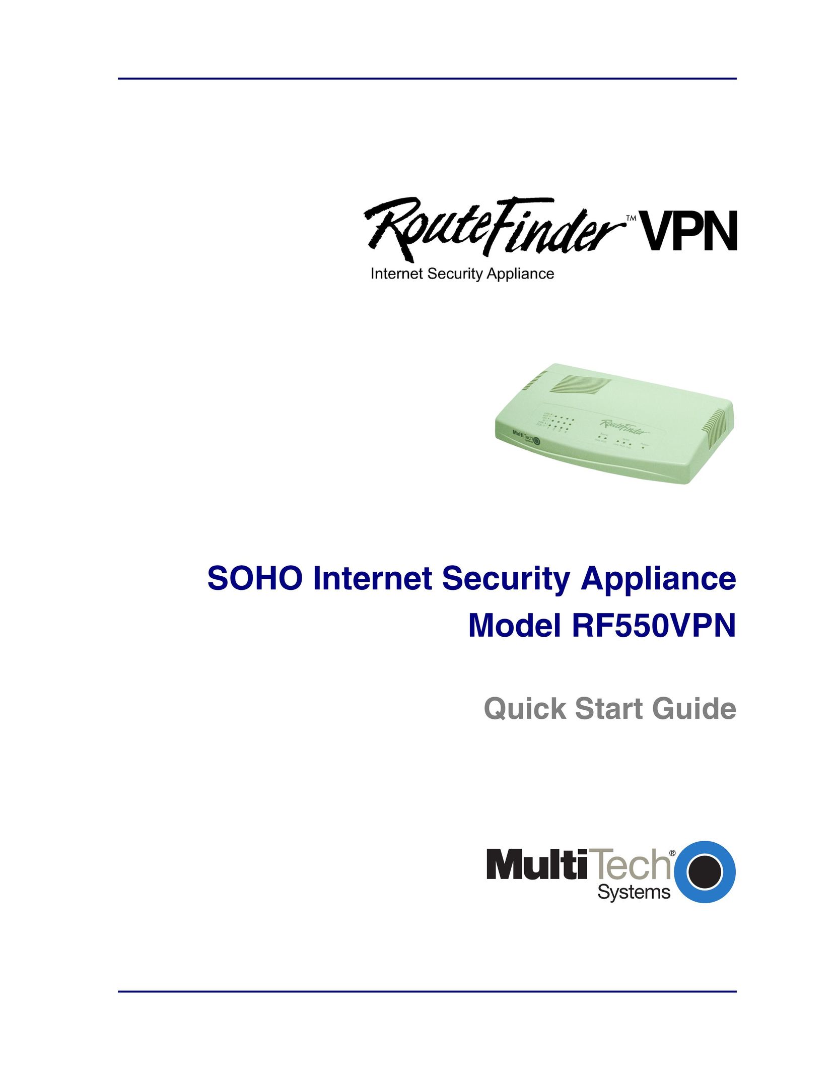 Multi-Tech Systems RF550VPN Network Router User Manual