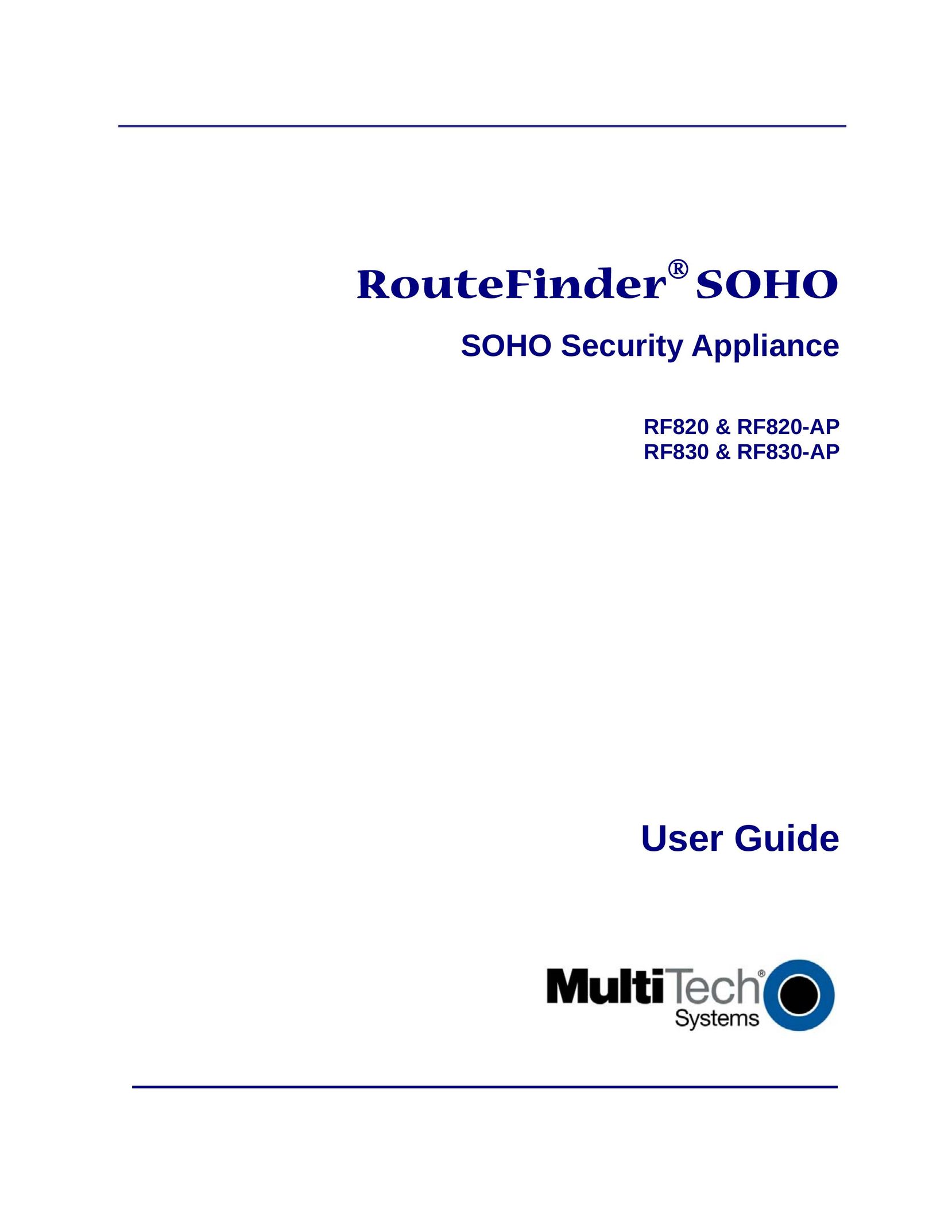 Multitech RF820 Network Router User Manual
