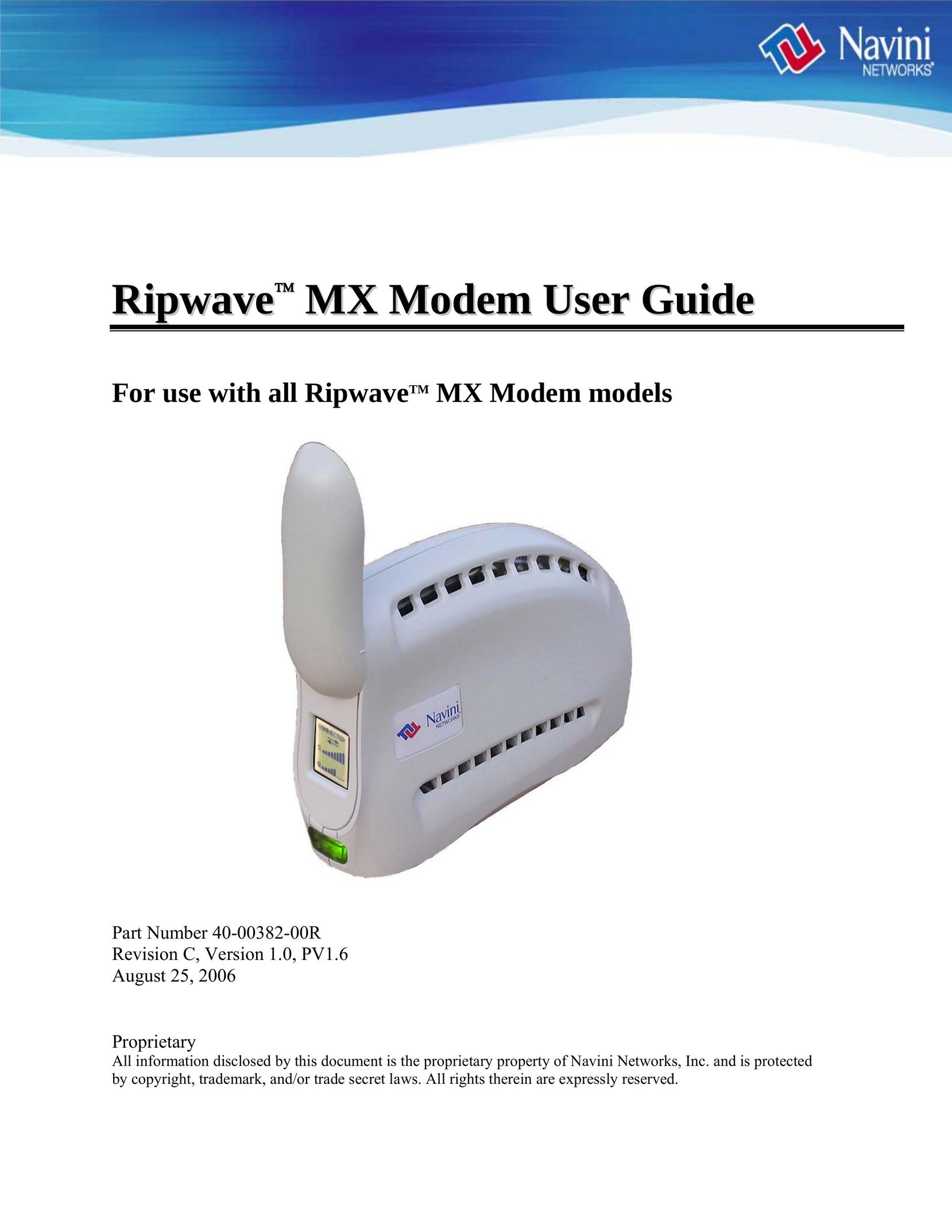 Navini Networks MX Network Router User Manual