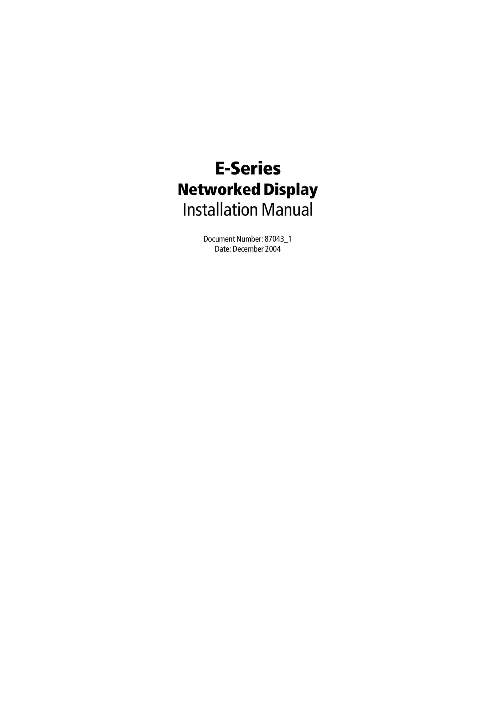Navionics 87043_1 Network Router User Manual