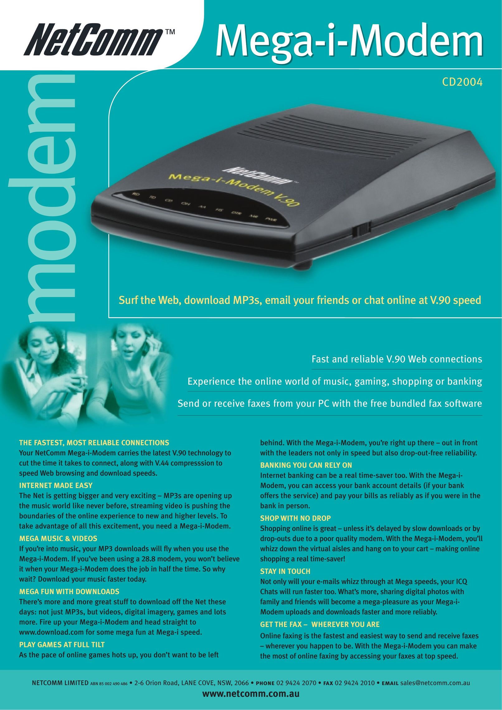 NetComm CD 2004 Network Router User Manual