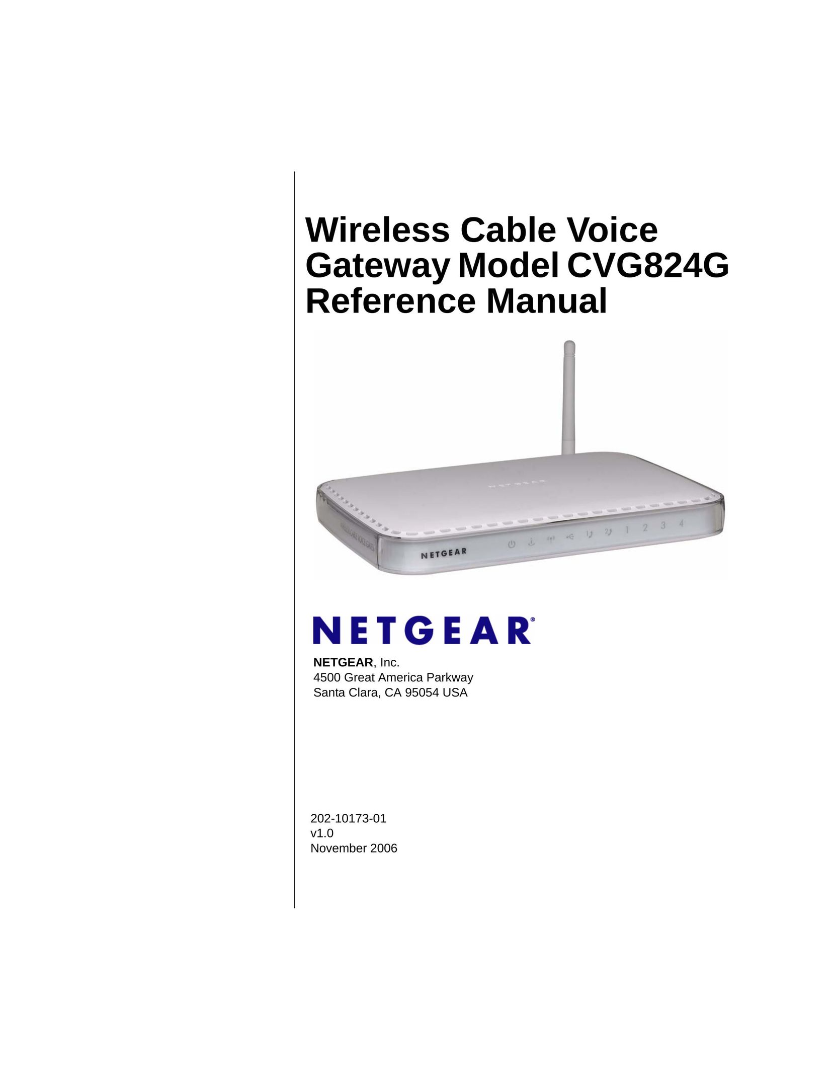 NETGEAR CVG824G Network Router User Manual