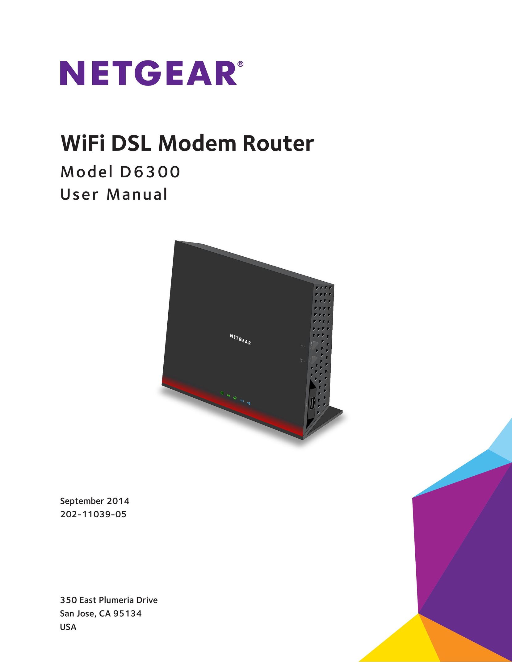 NETGEAR D6300 Network Router User Manual