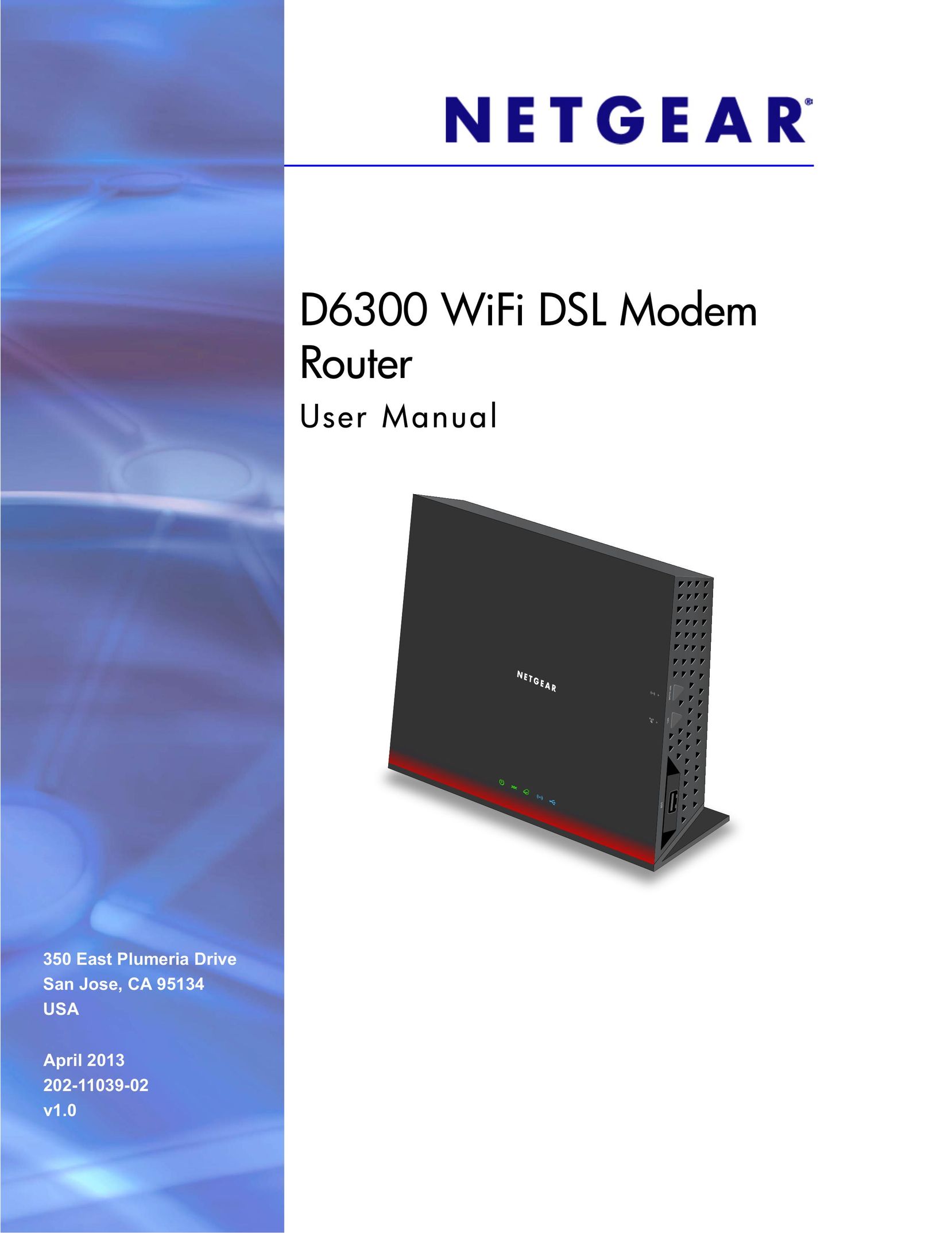 NETGEAR D6300 Network Router User Manual