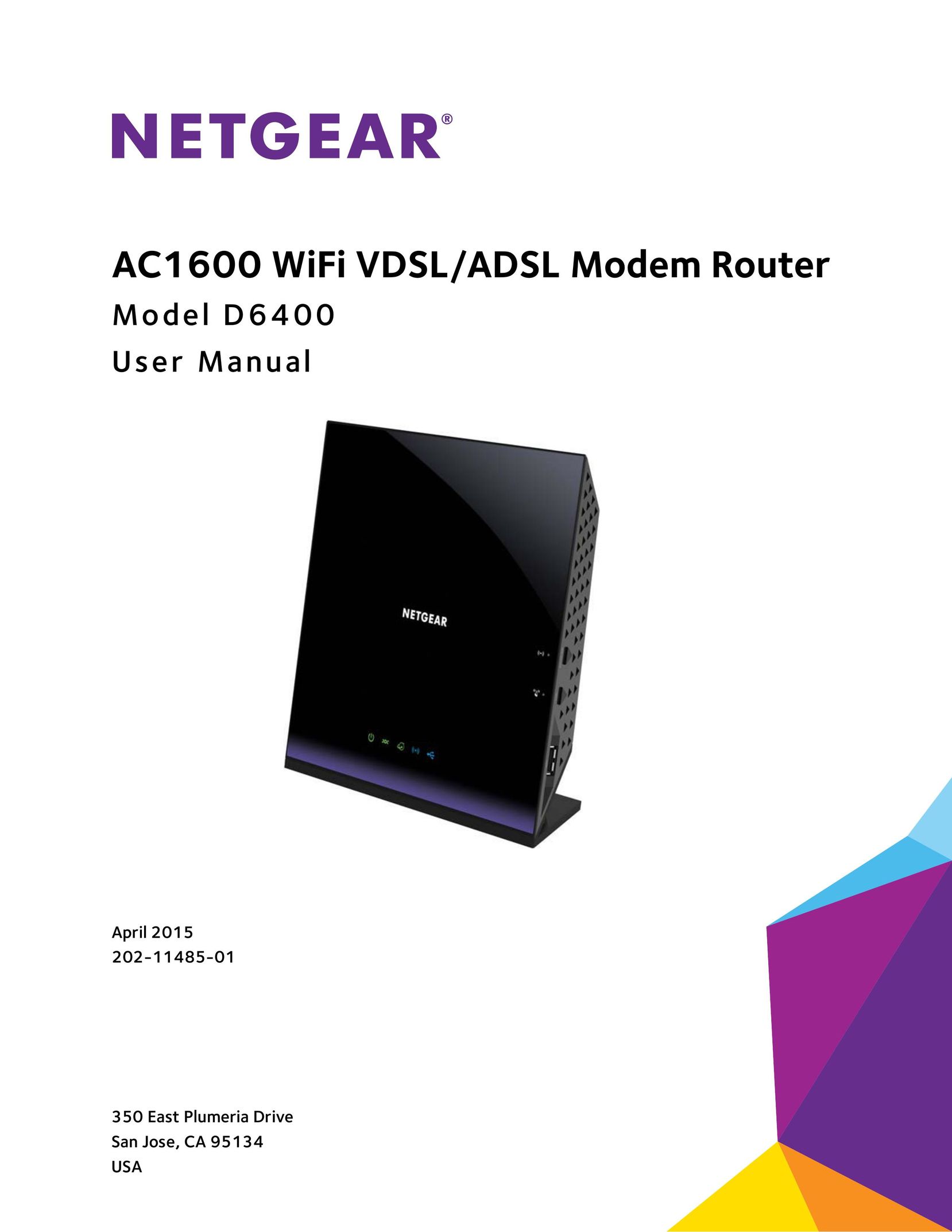 NETGEAR D6400 Network Router User Manual