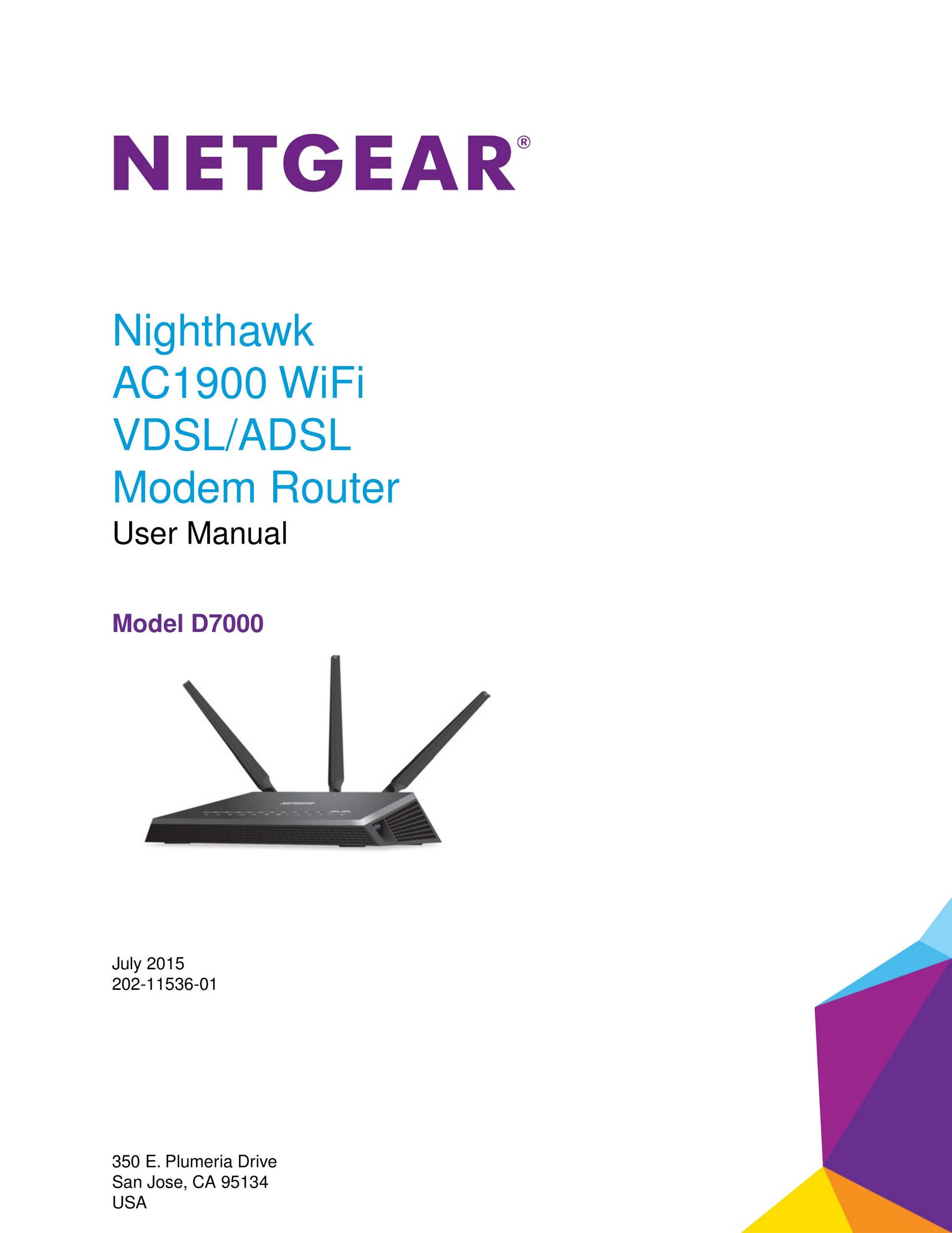 NETGEAR D7000 Network Router User Manual