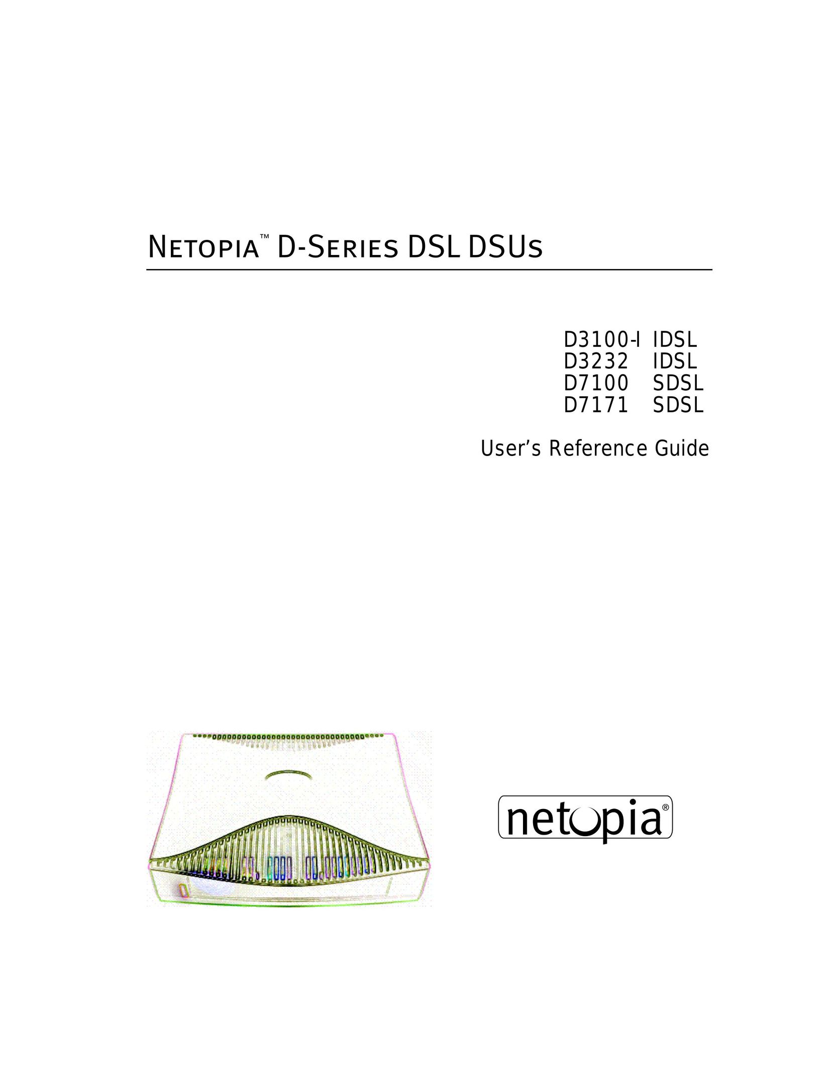 Netopia D3232 IDSL Network Router User Manual
