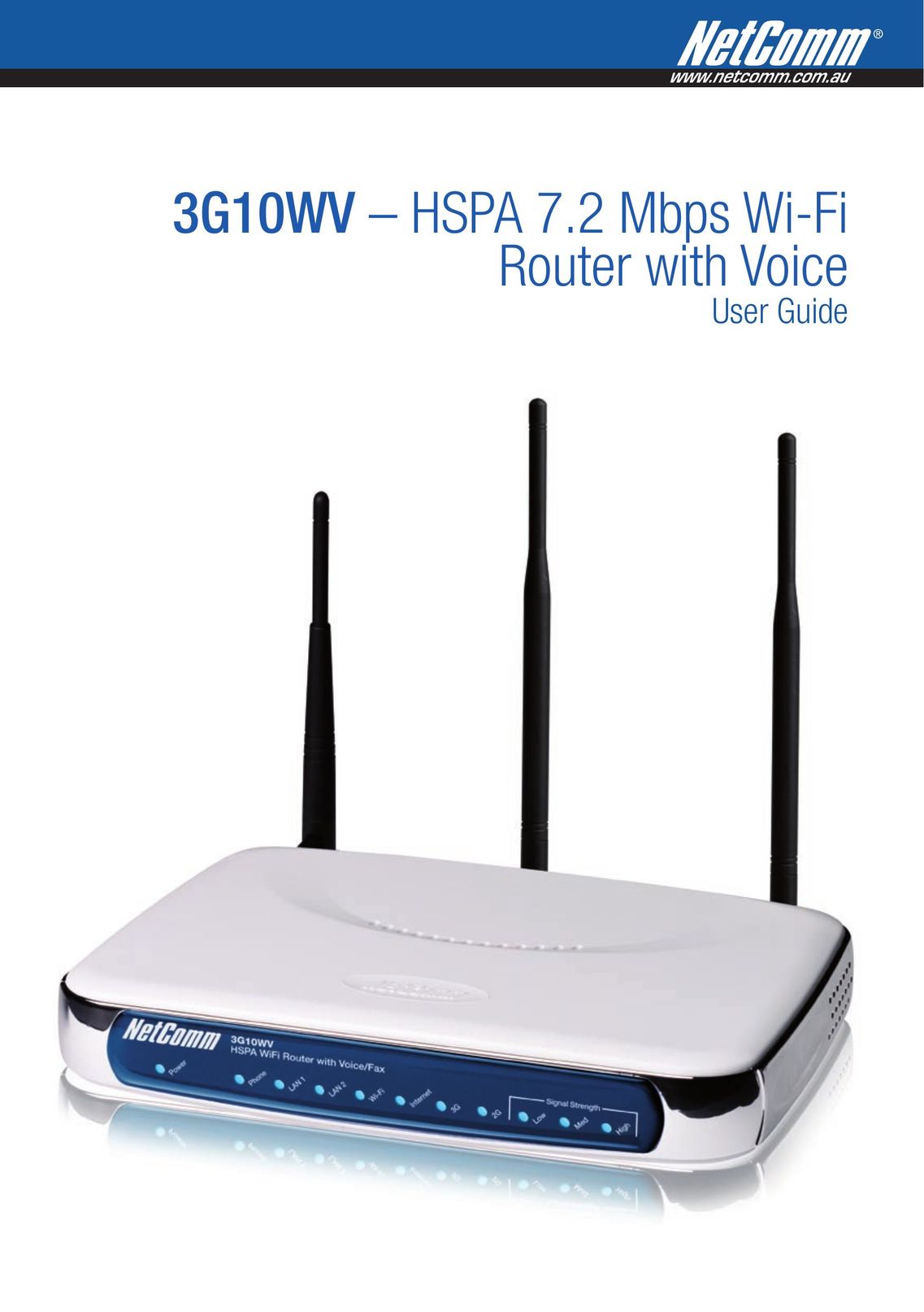 NordicTrack 3G10WV Network Router User Manual