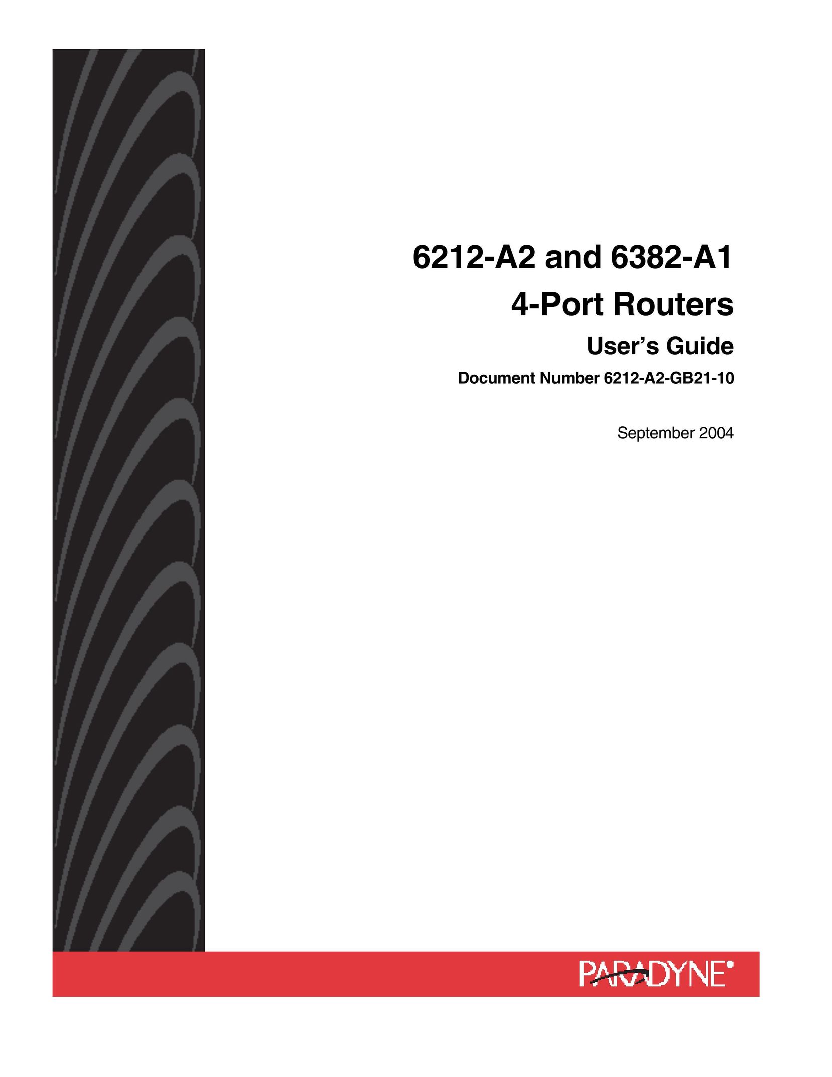 Paradyne 6382-A1 Network Router User Manual