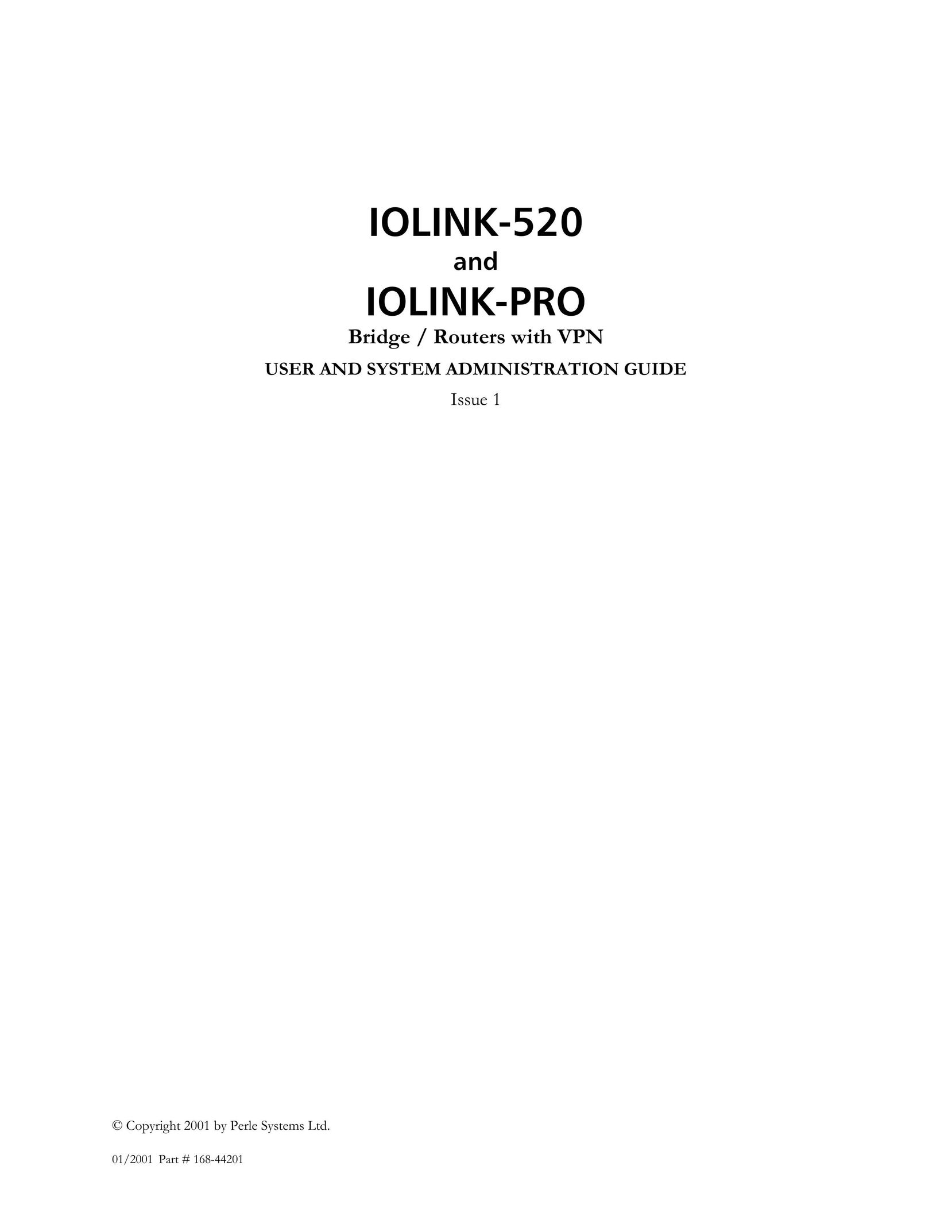 Perle Systems IOLINK-520 Network Router User Manual