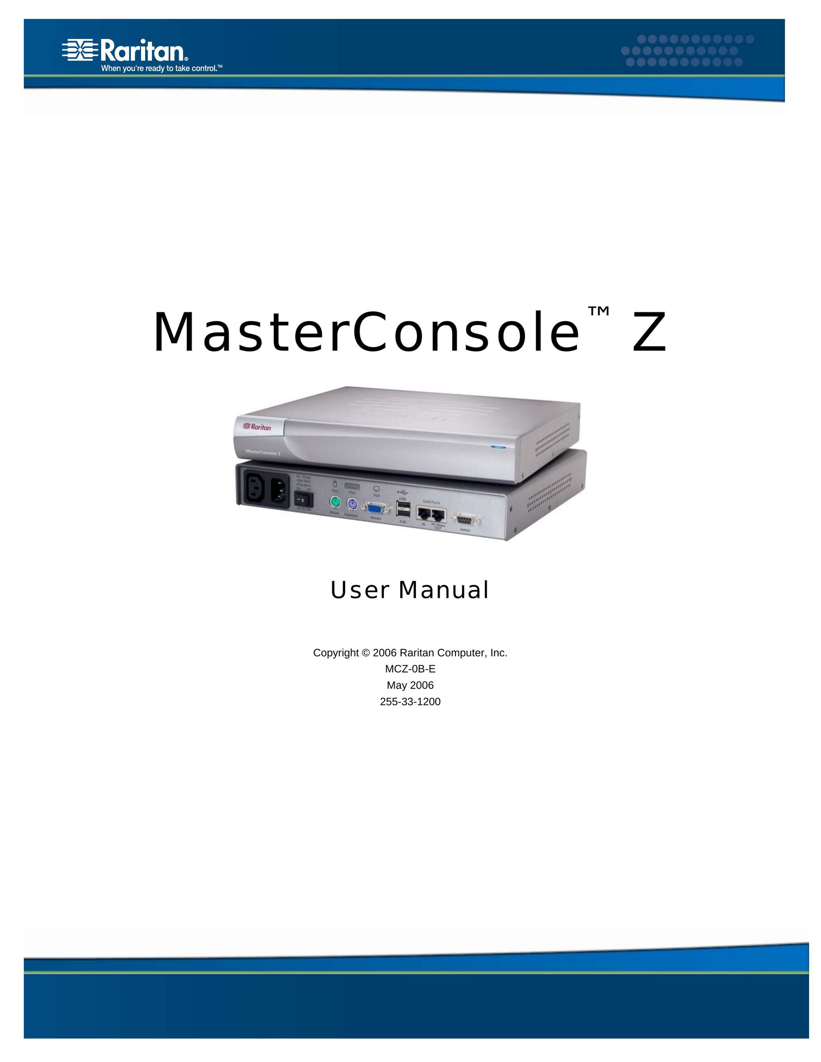 Raritan Computer Z Network Router User Manual