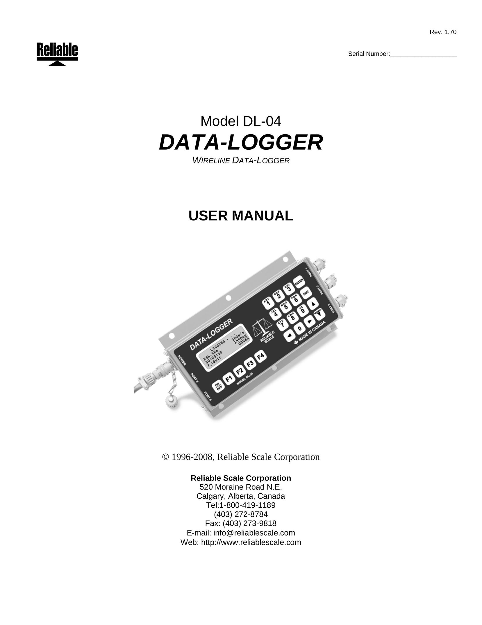 Reliable DL-04 Network Router User Manual