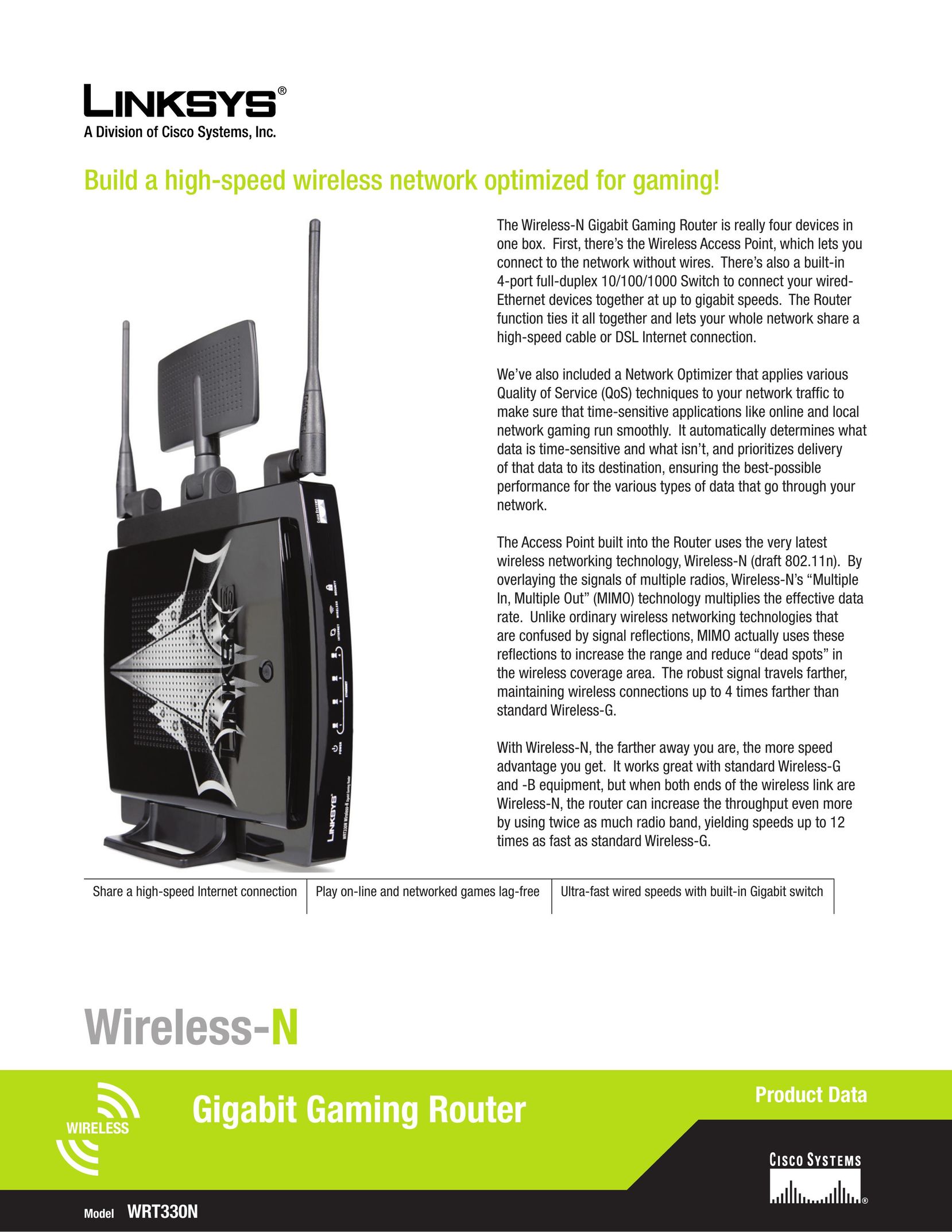 RF-Link Technology WRT330N Network Router User Manual