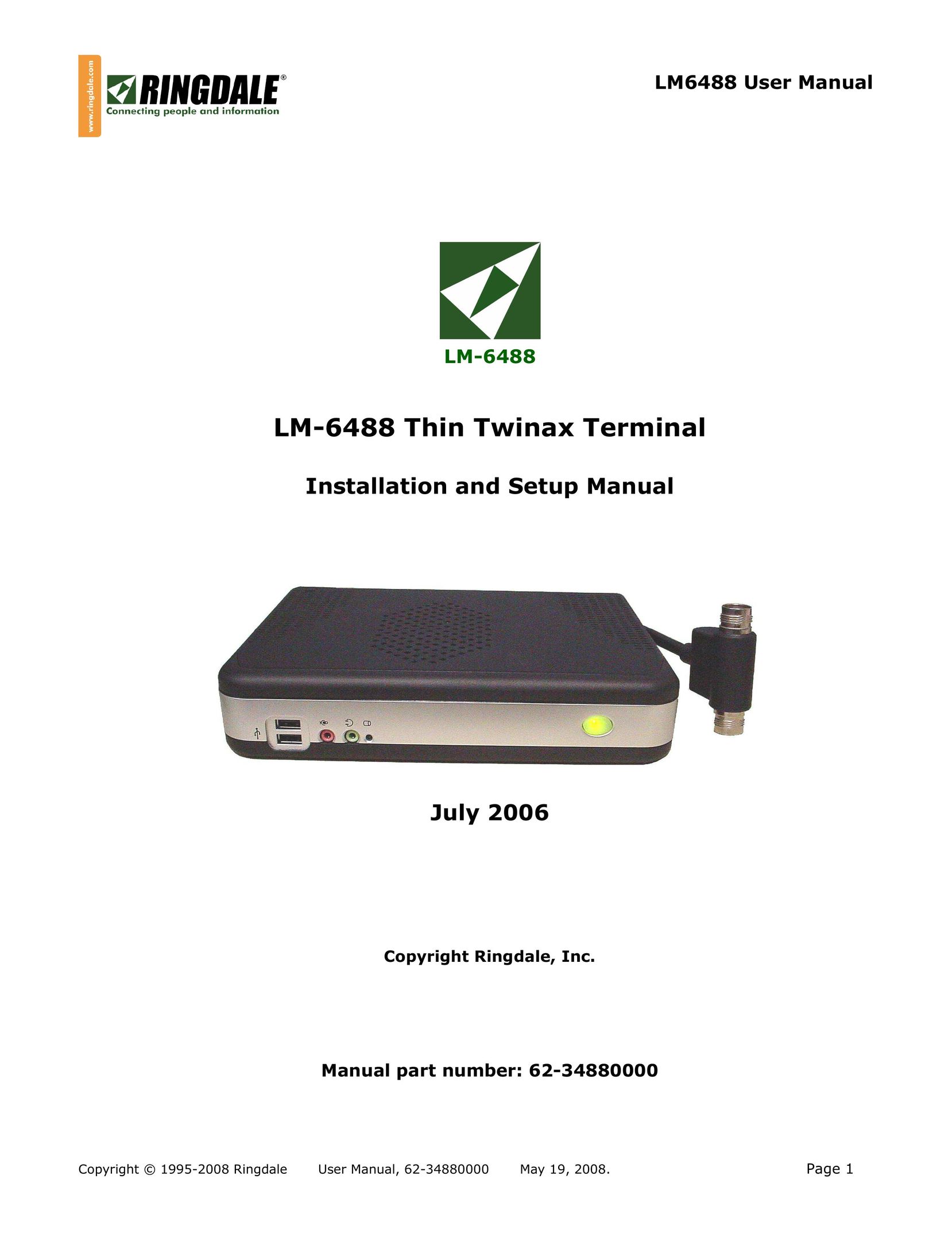 Ringdale LM-6488 Network Router User Manual