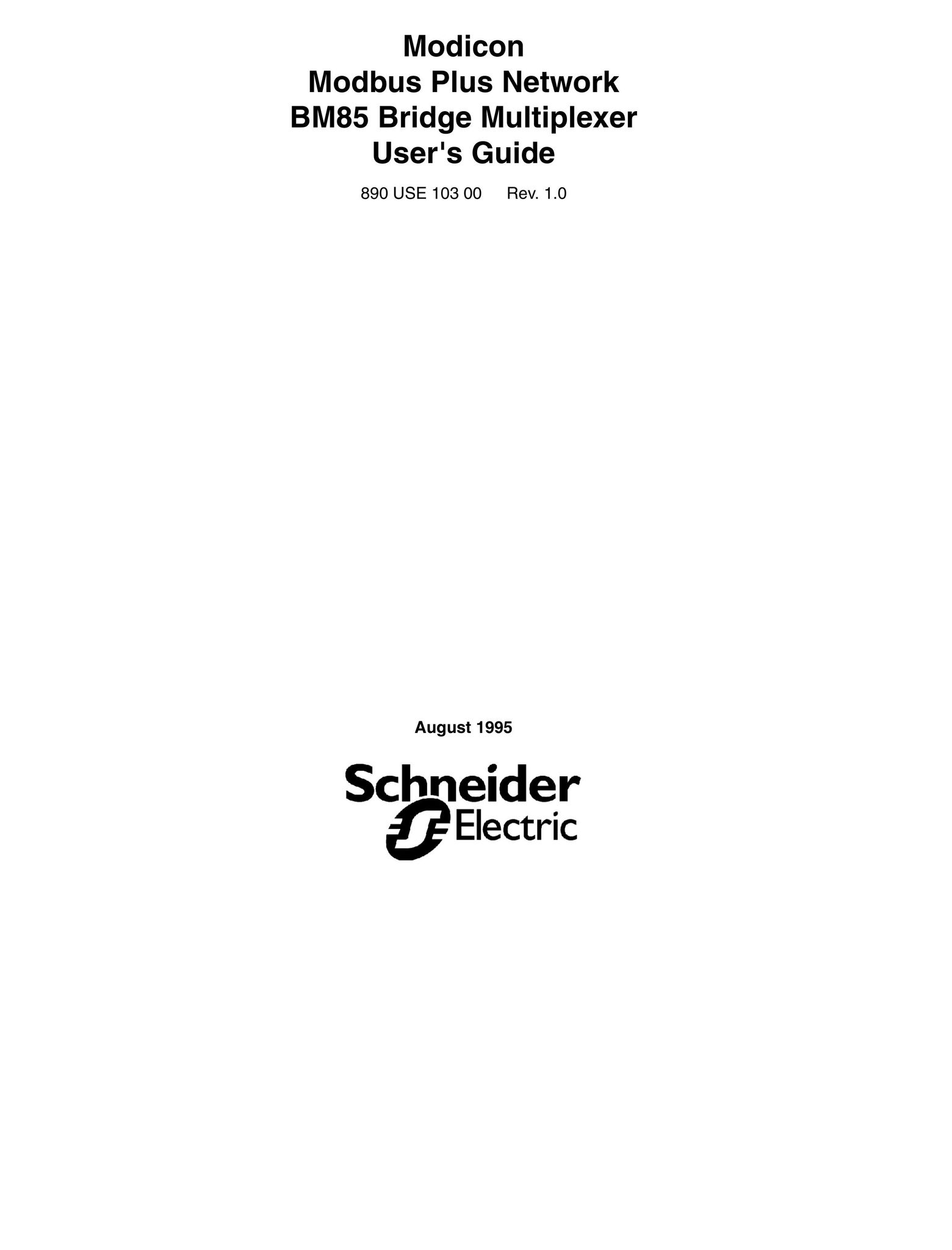 Schneider Electric BM85 Network Router User Manual