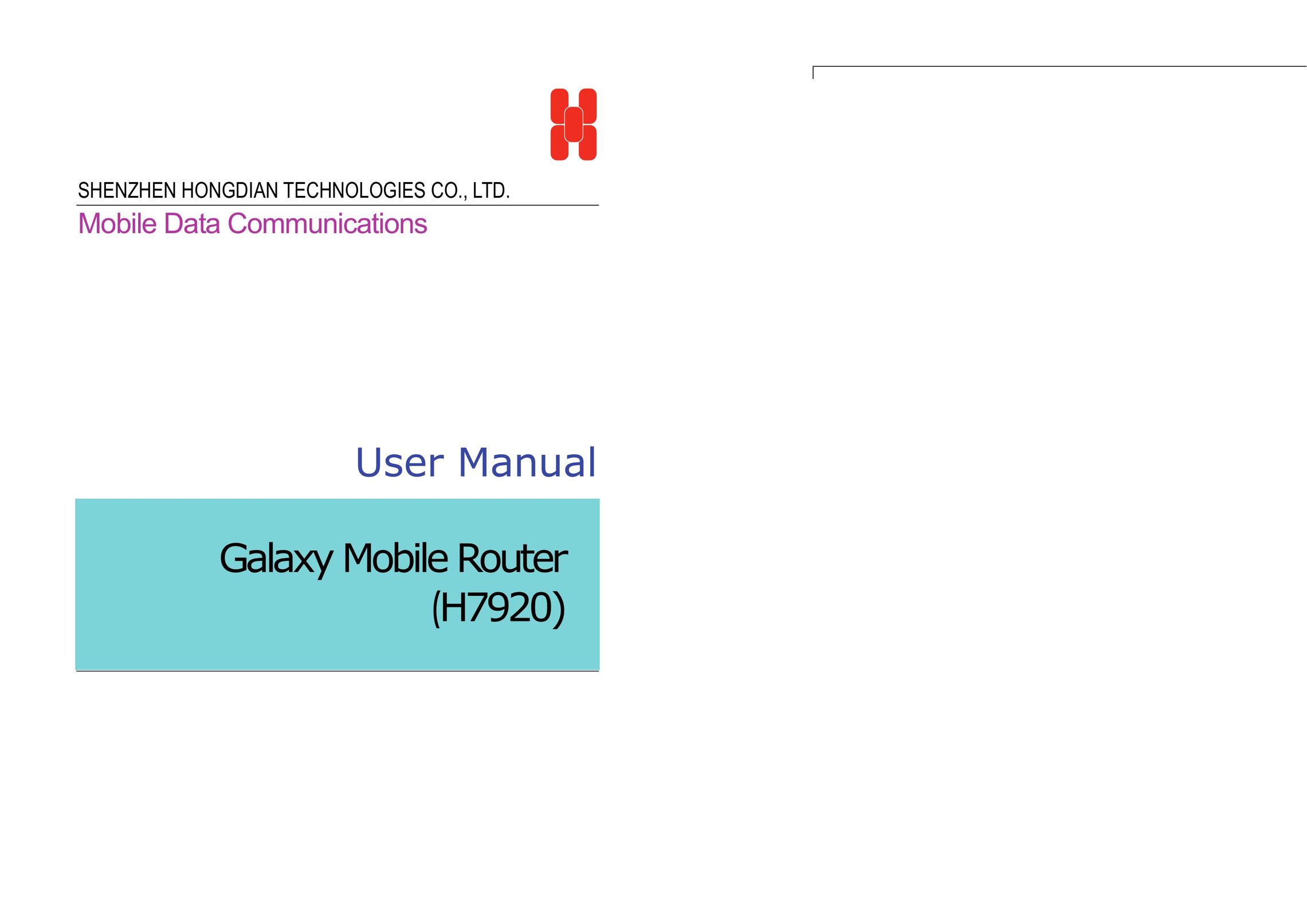 Shenzhen High Power Tech H7920 Network Router User Manual