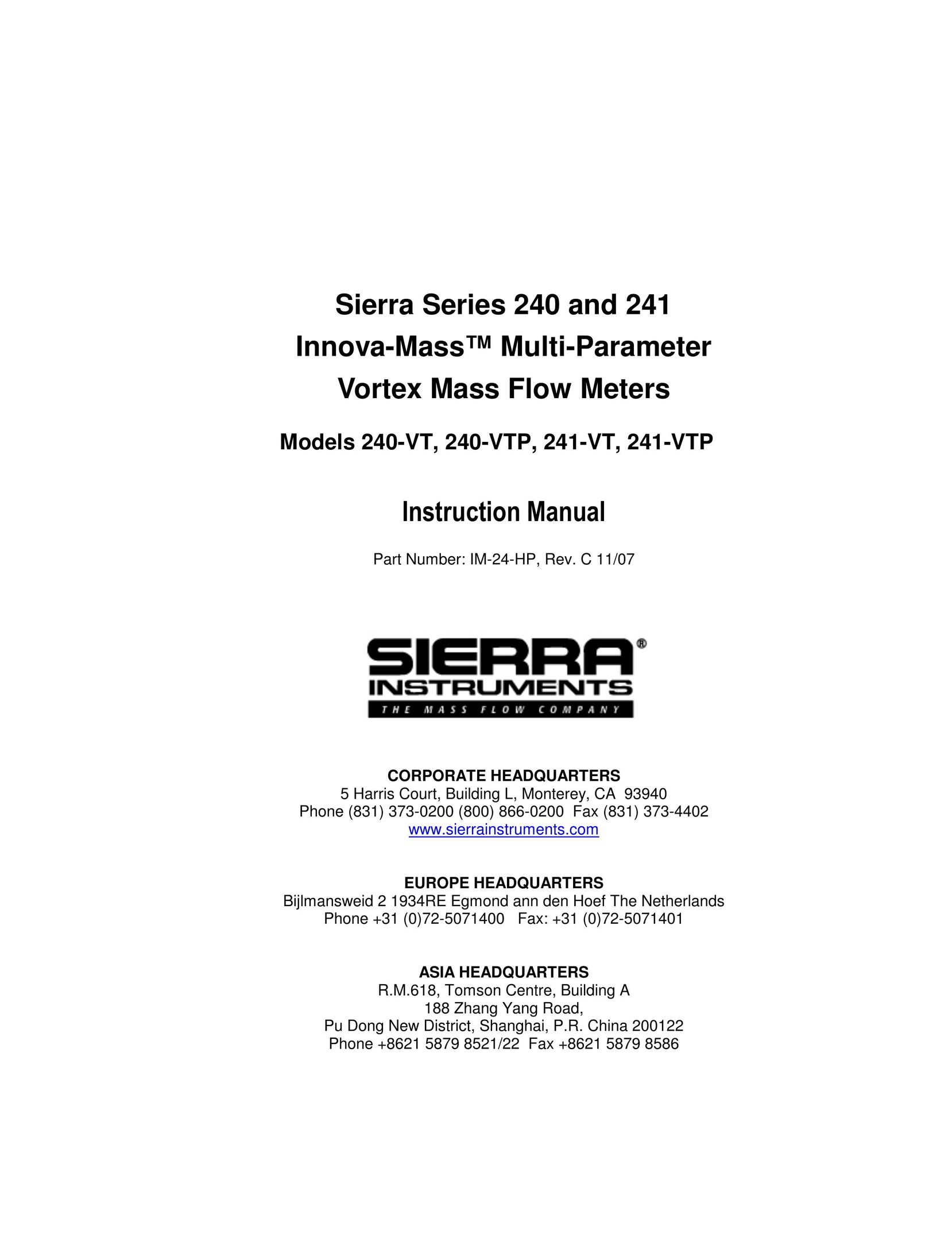 Sierra 241-VT Network Router User Manual