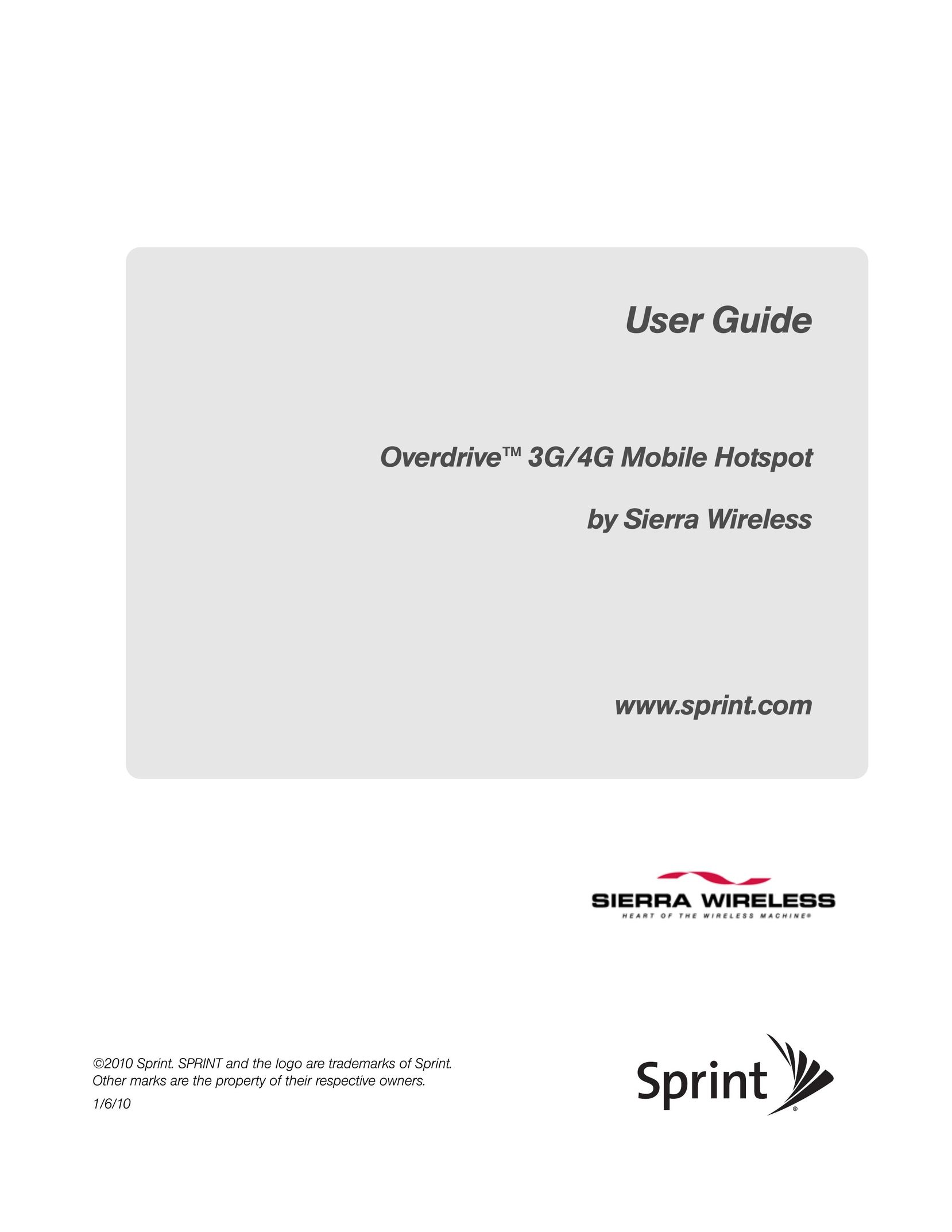 Sierra Wireless Overdrive Network Router User Manual