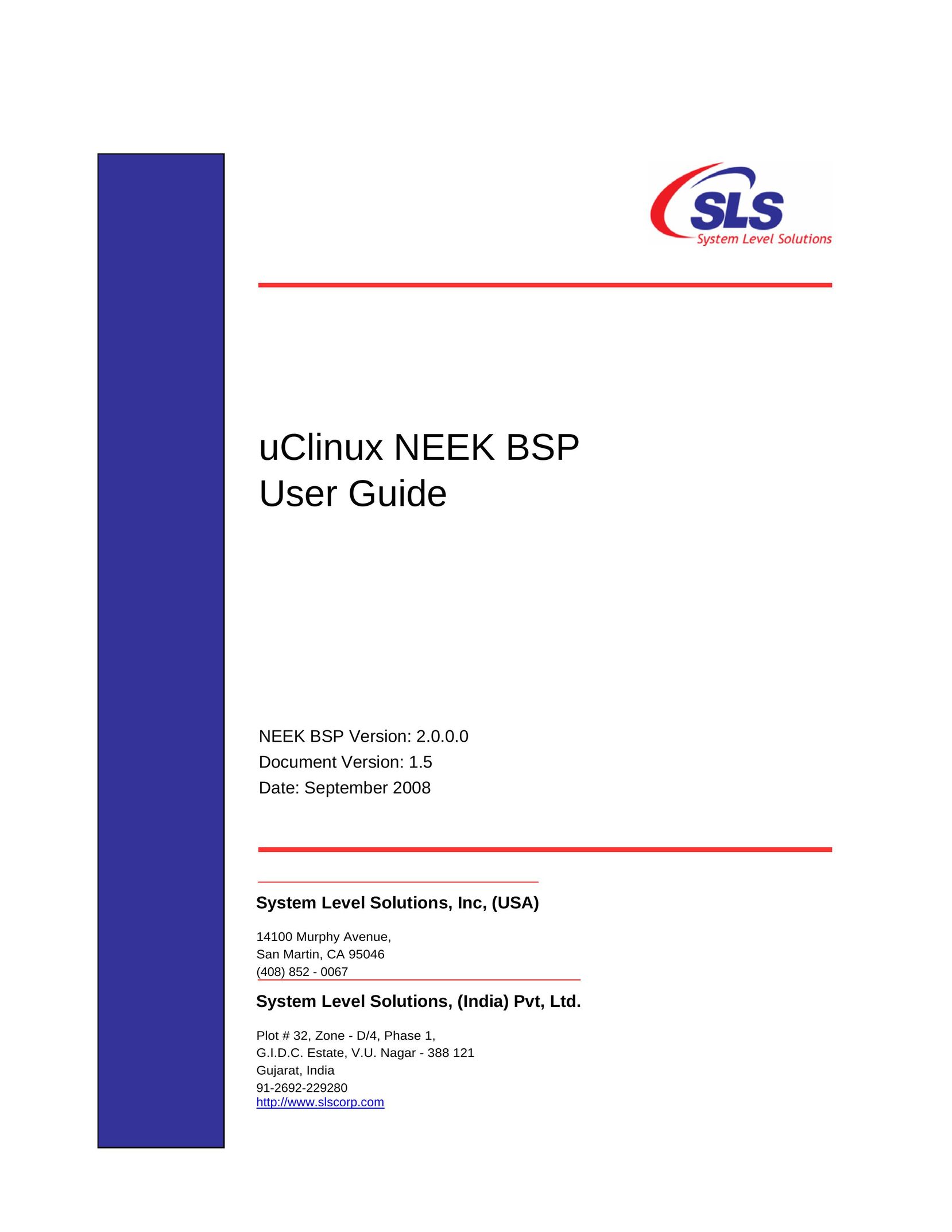 SLS Audio uClinux Network Router User Manual