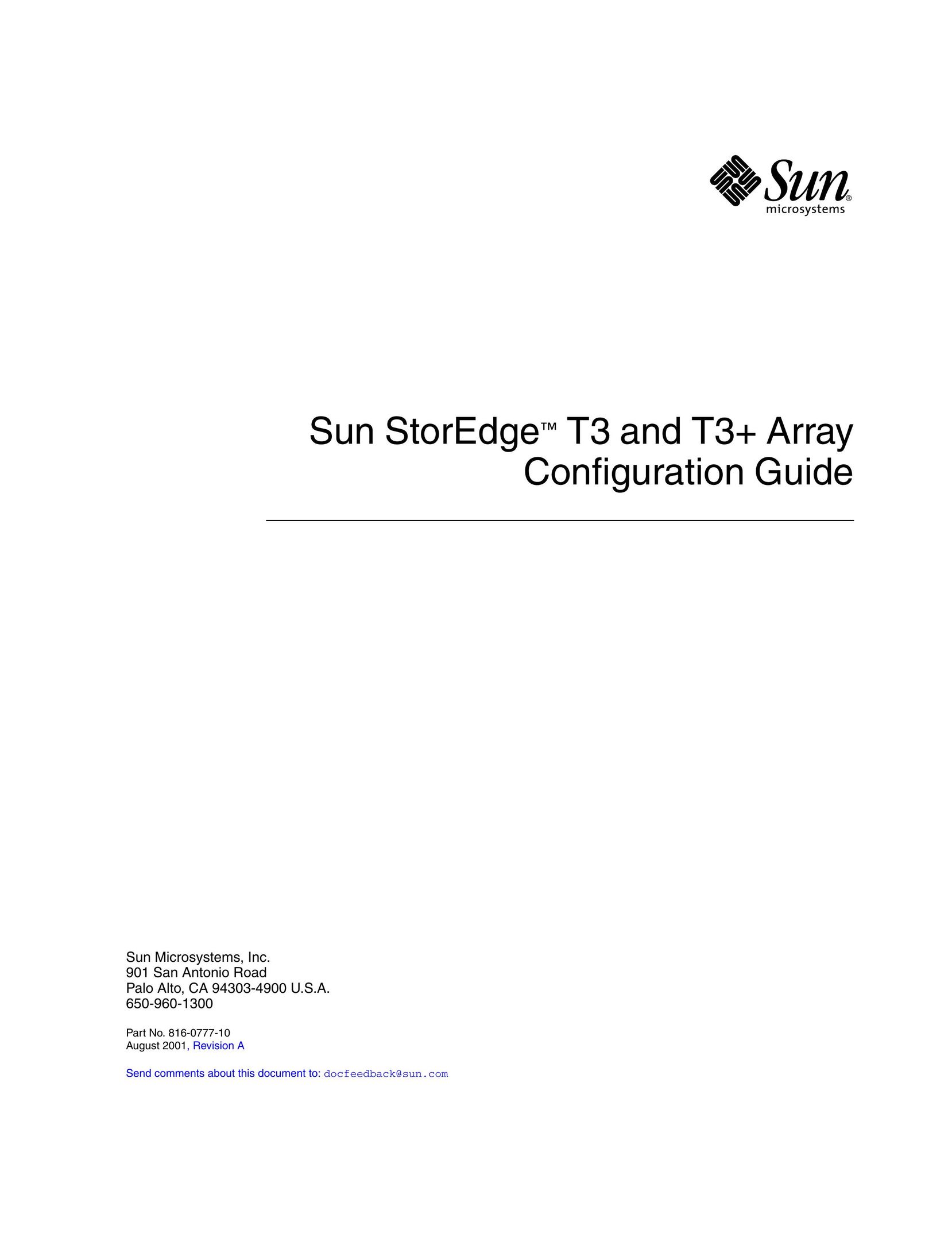 Sun Microsystems T3 Network Router User Manual