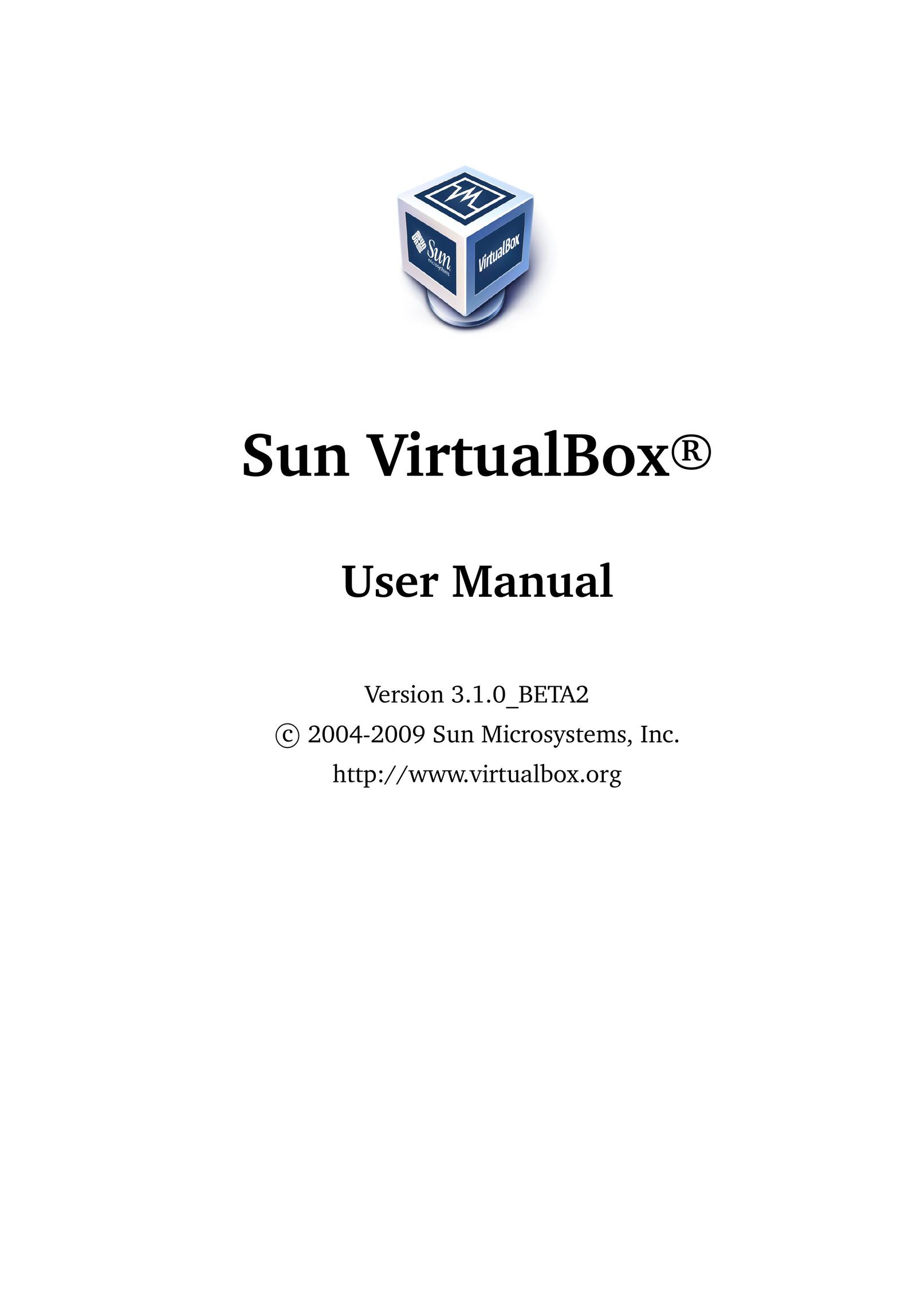Sun Microsystems VERSION 3.1.0_BETA2 Network Router User Manual