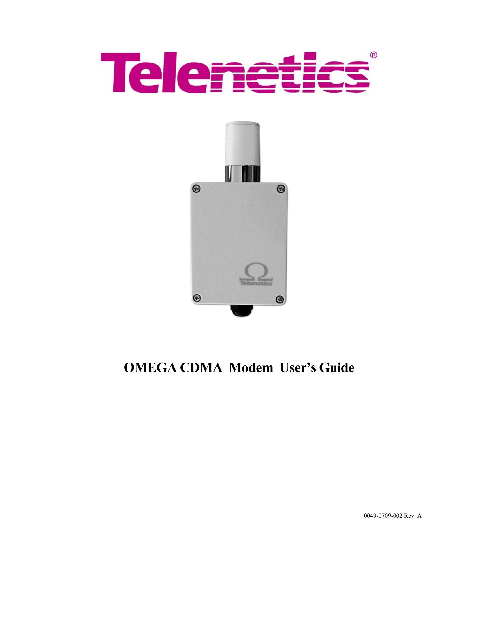 Telenetics CDMA Network Router User Manual