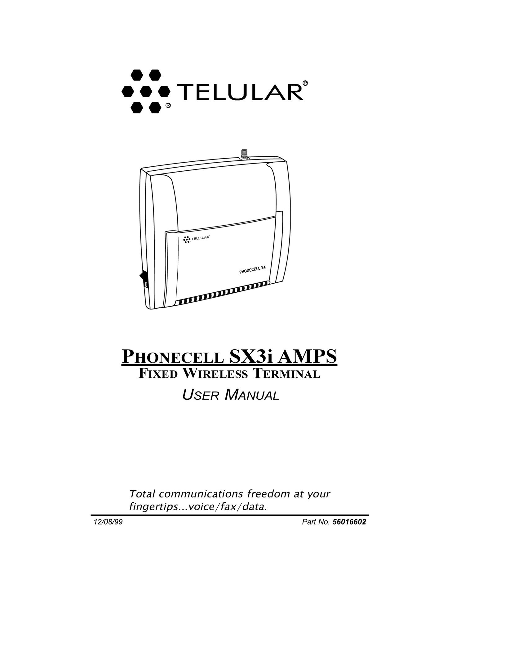 Telular SX3i Network Router User Manual