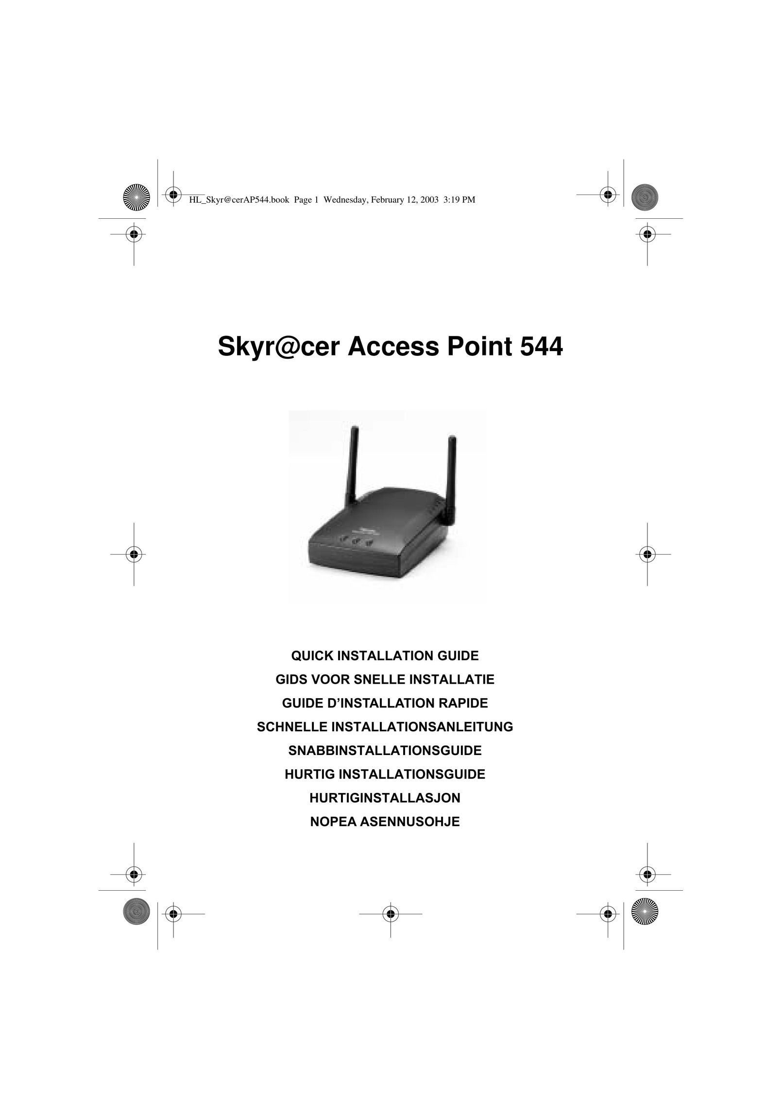 Topcom 544 Network Router User Manual