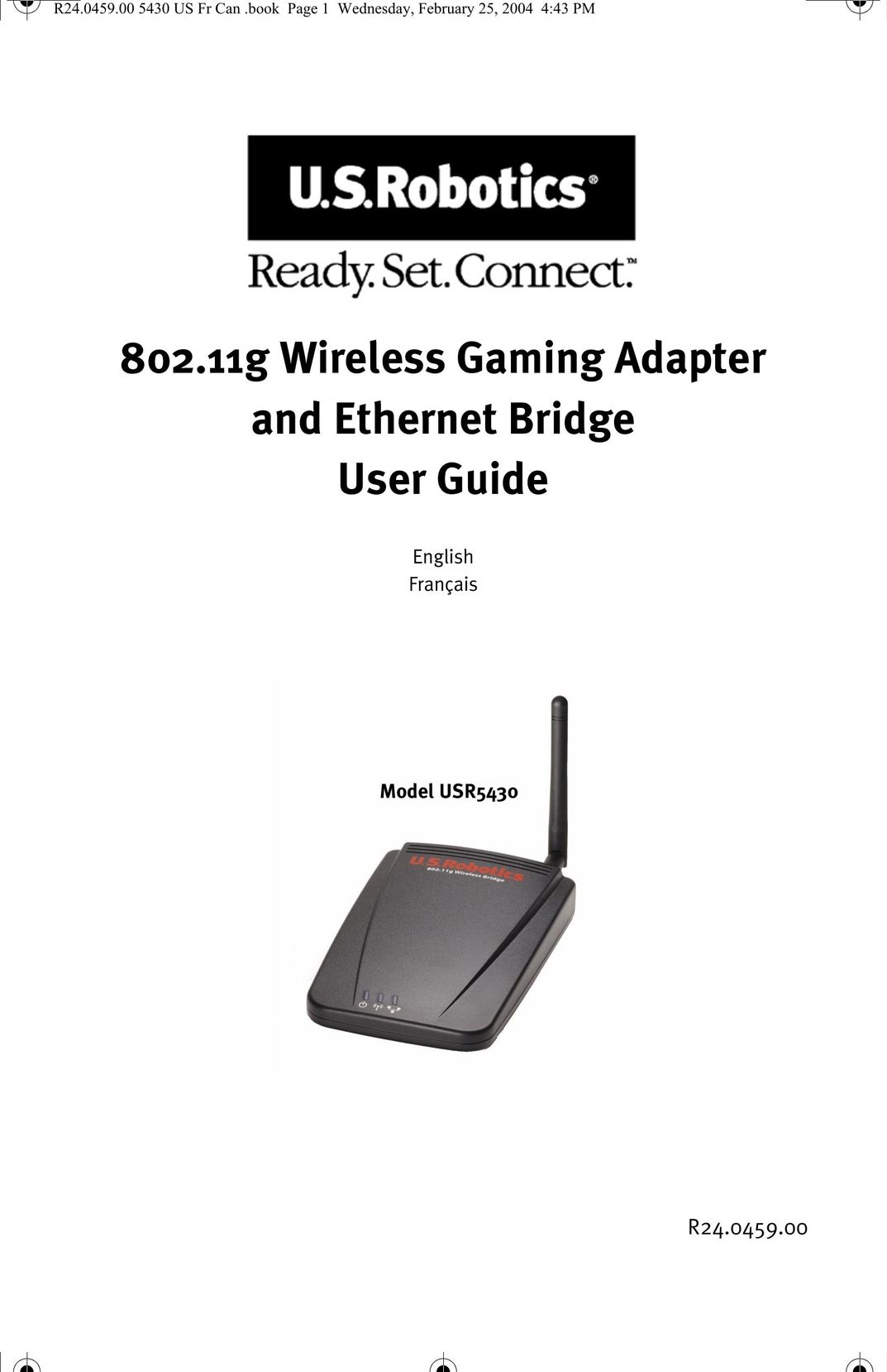 USRobotics USR5430 Network Router User Manual