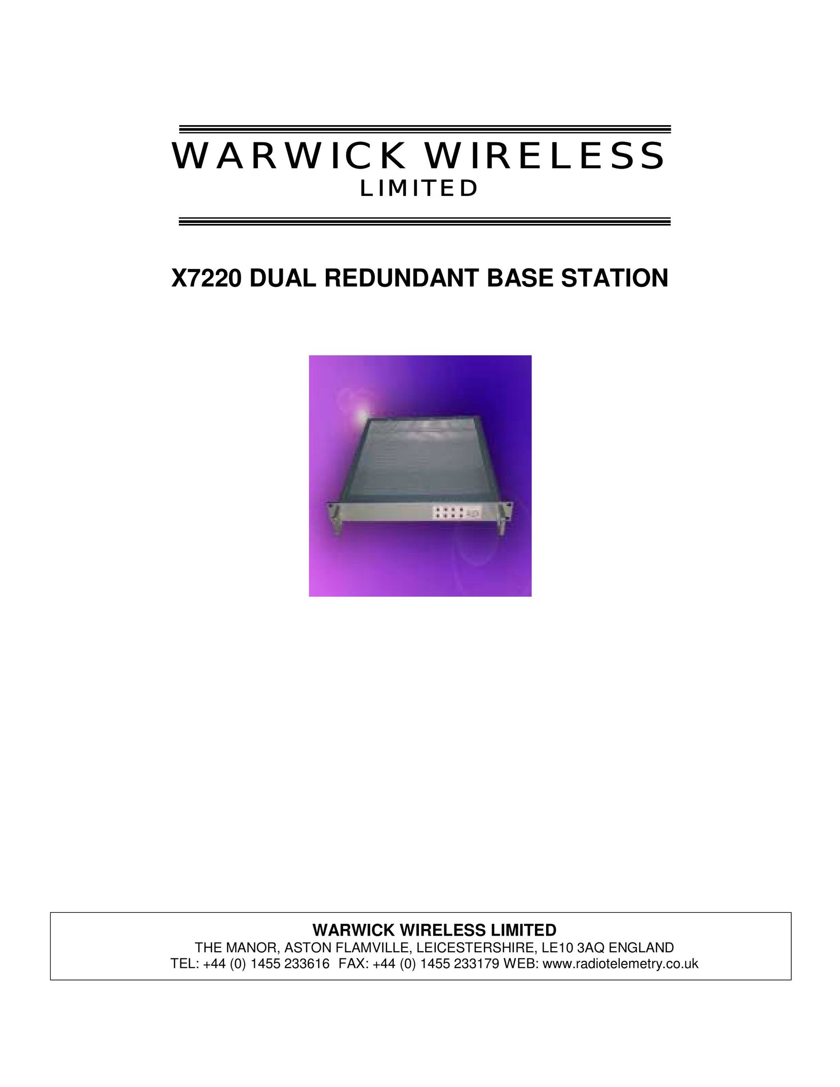 Warwick X7220 Network Router User Manual