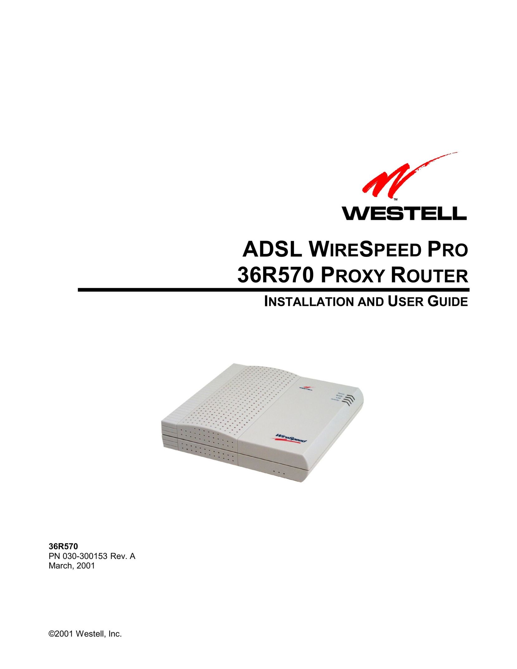 Westell Technologies 36R570 Network Router User Manual