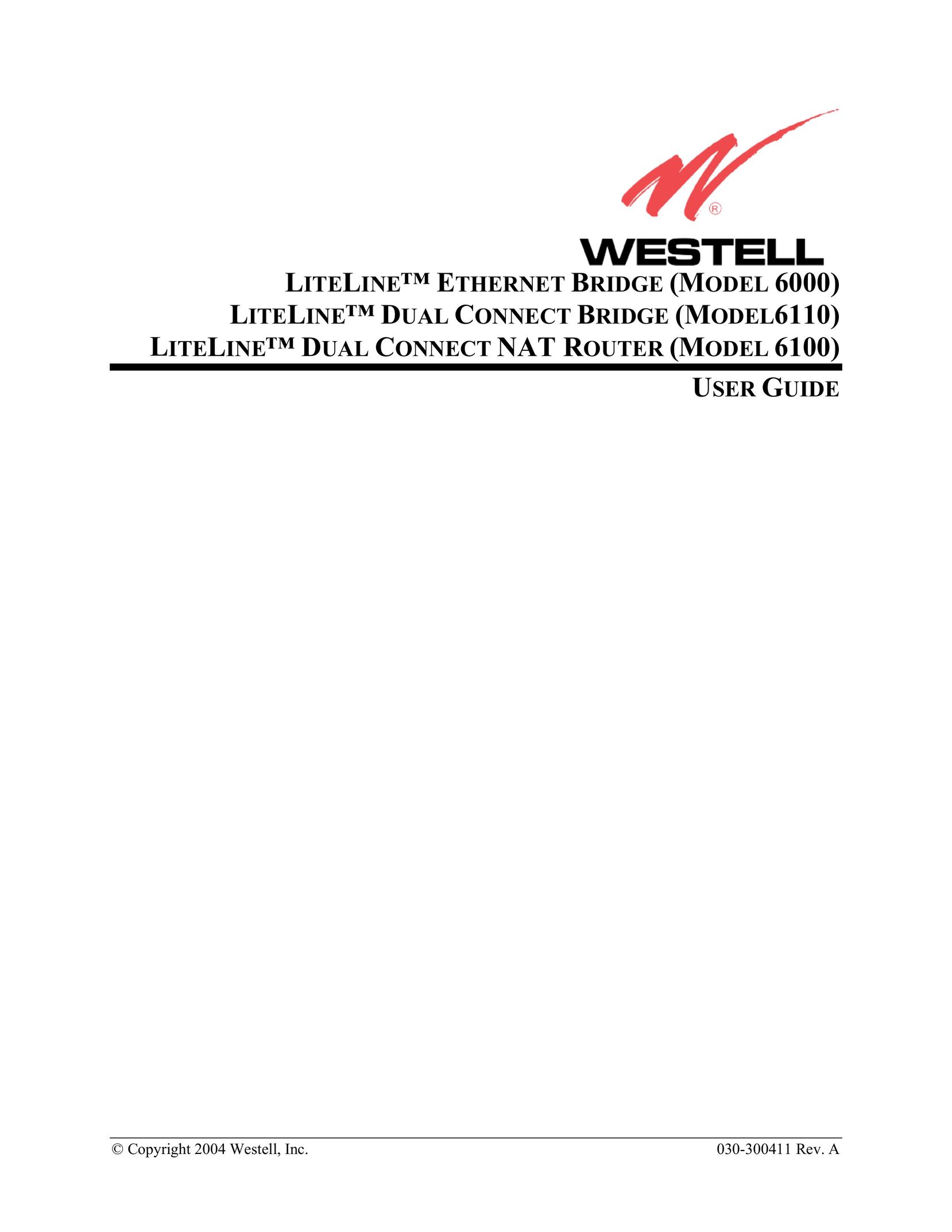 Westell Technologies 6000 Network Router User Manual
