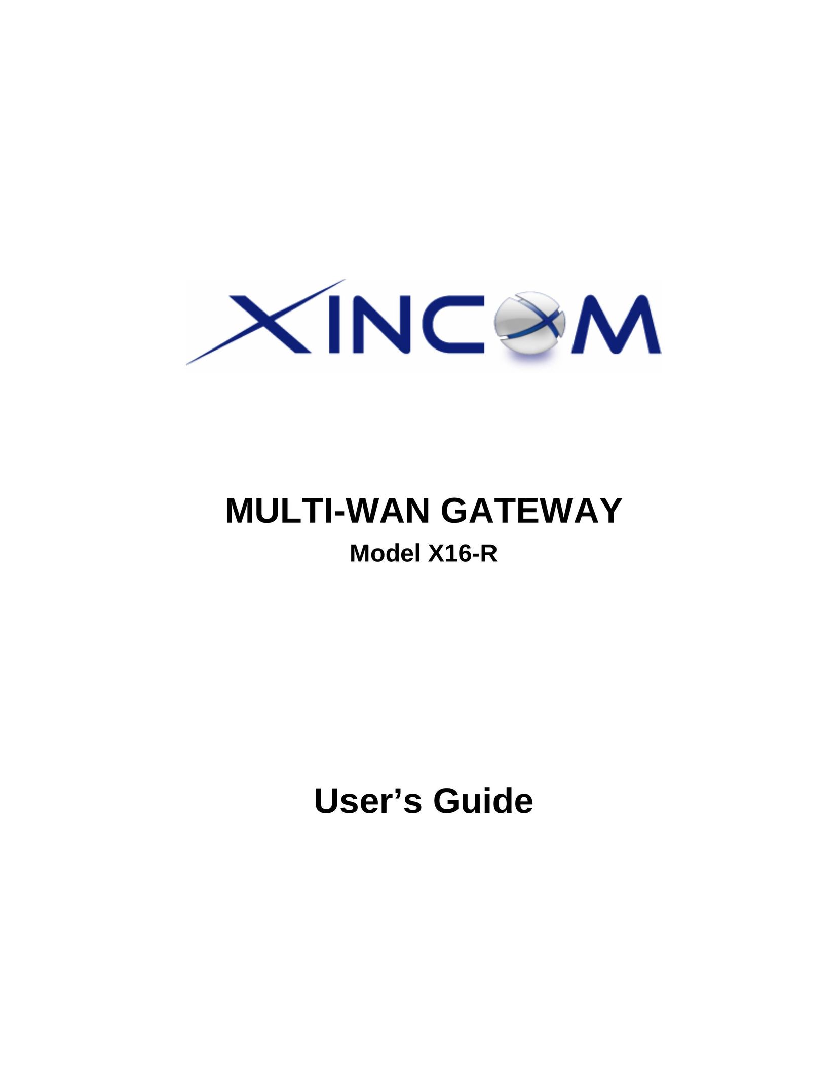 XiNCOM X16-R Network Router User Manual