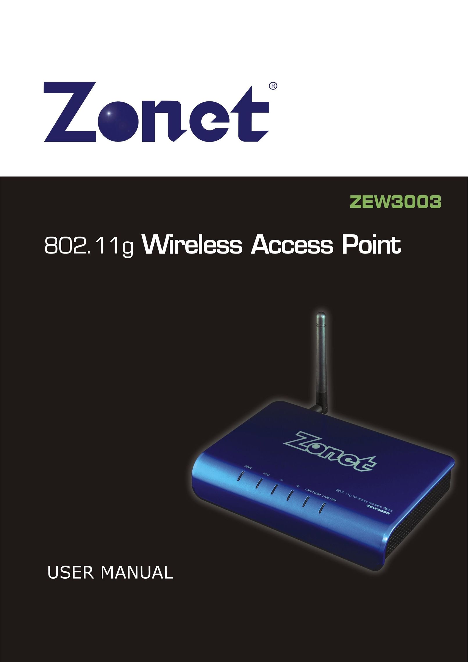 Zonet Technology ZEW3003 Network Router User Manual