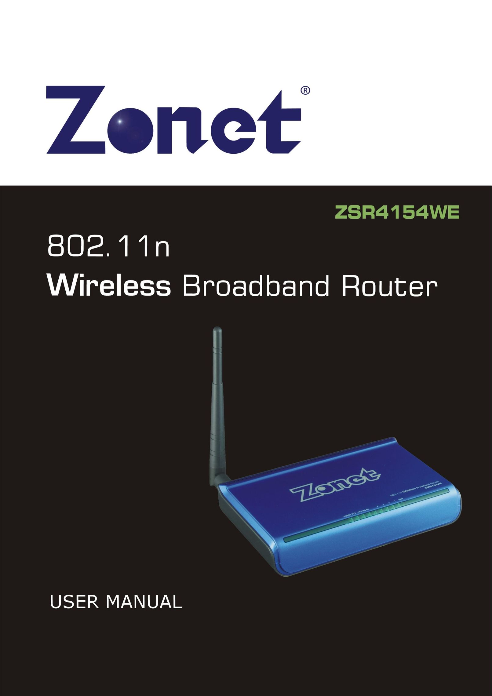 Zonet Technology ZSR4154WE Network Router User Manual