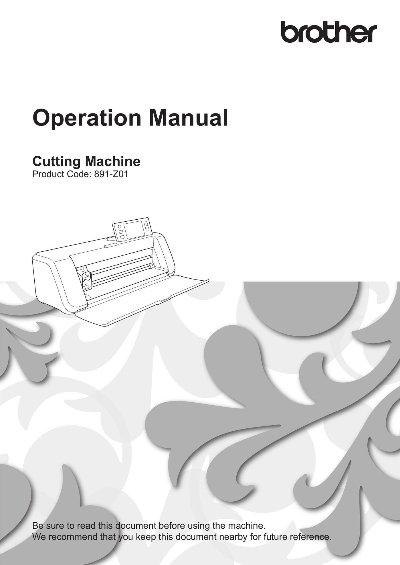 Brother CM100DM Paper Shredder User Manual