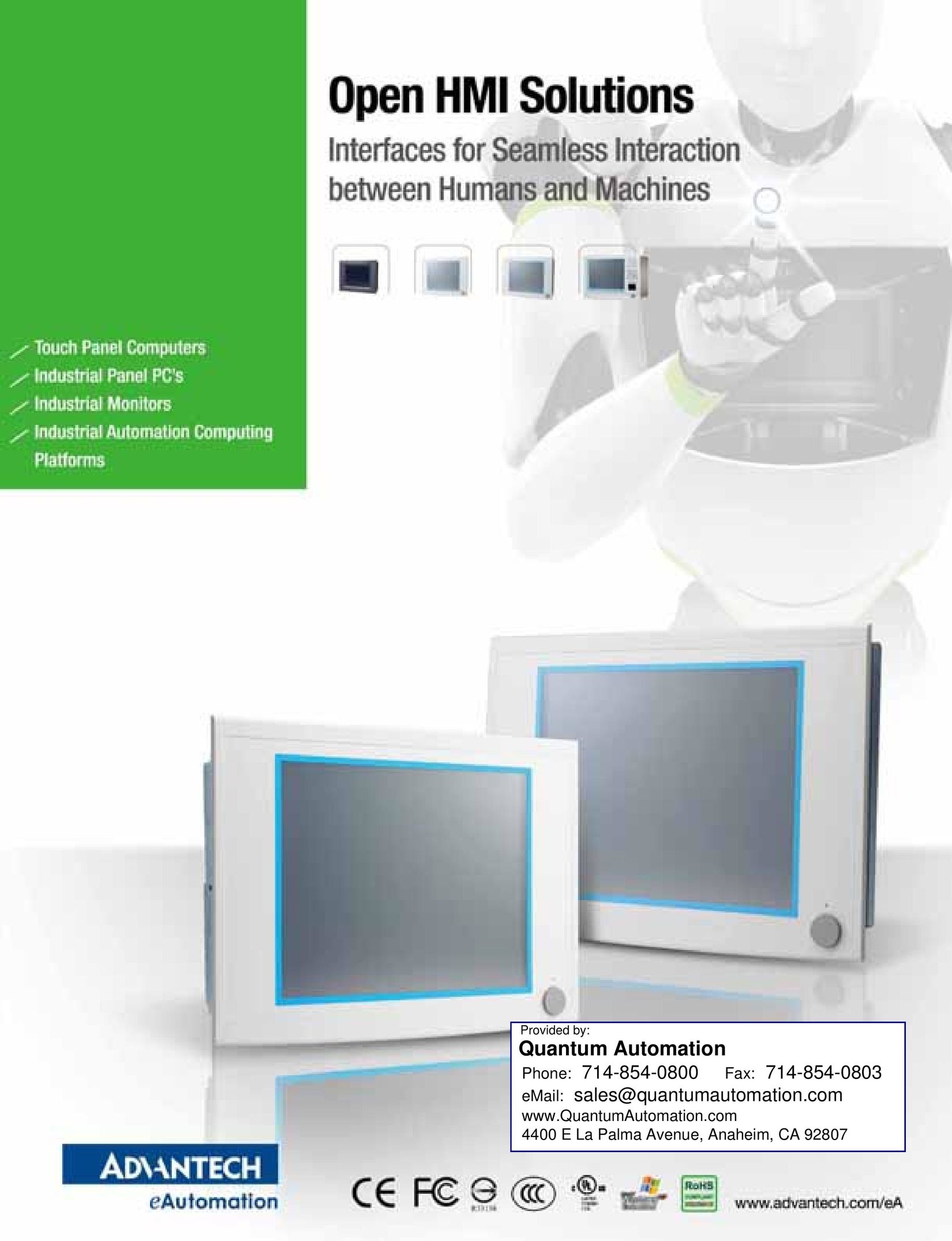 Advantech Touch Panel Computers Personal Computer User Manual