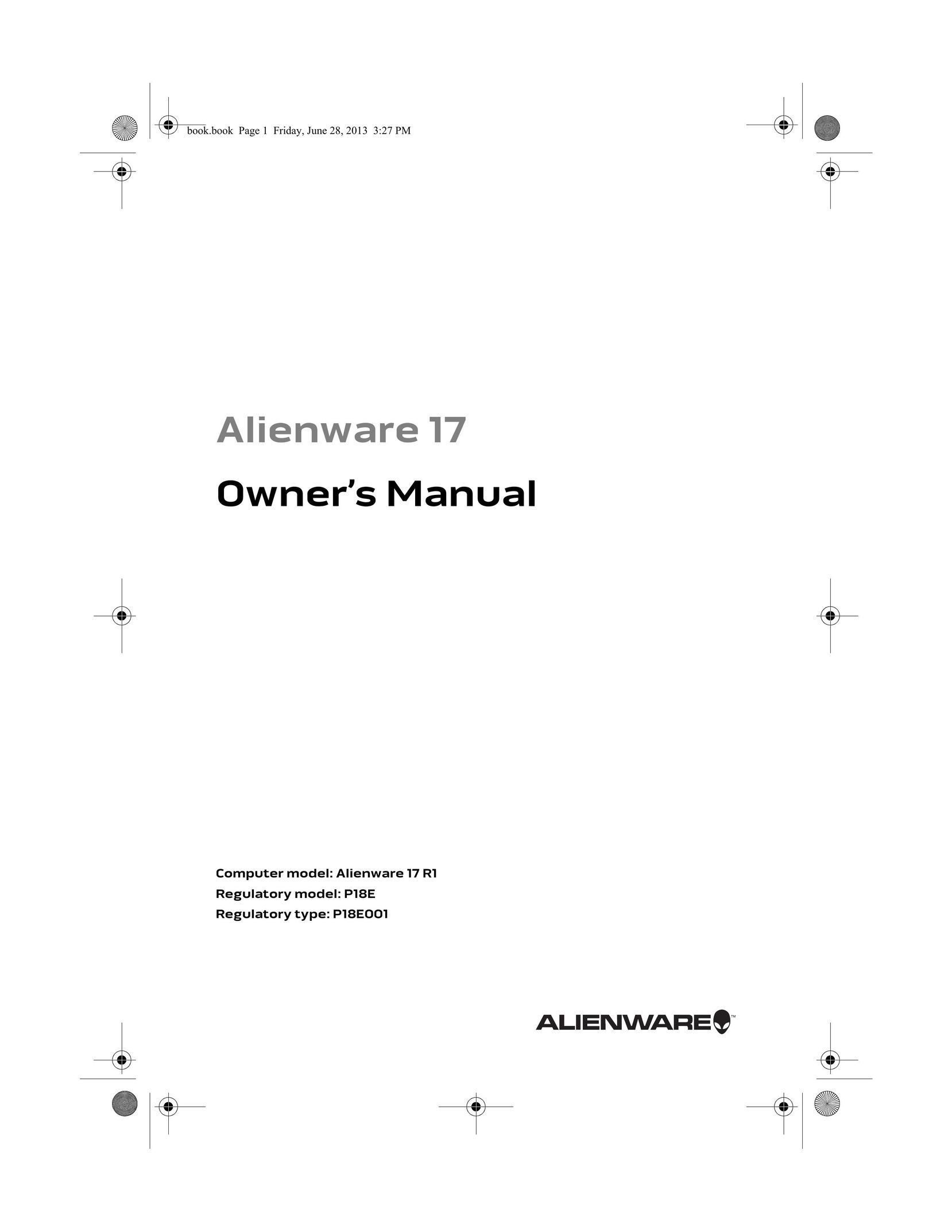 Alienware P18E Personal Computer User Manual