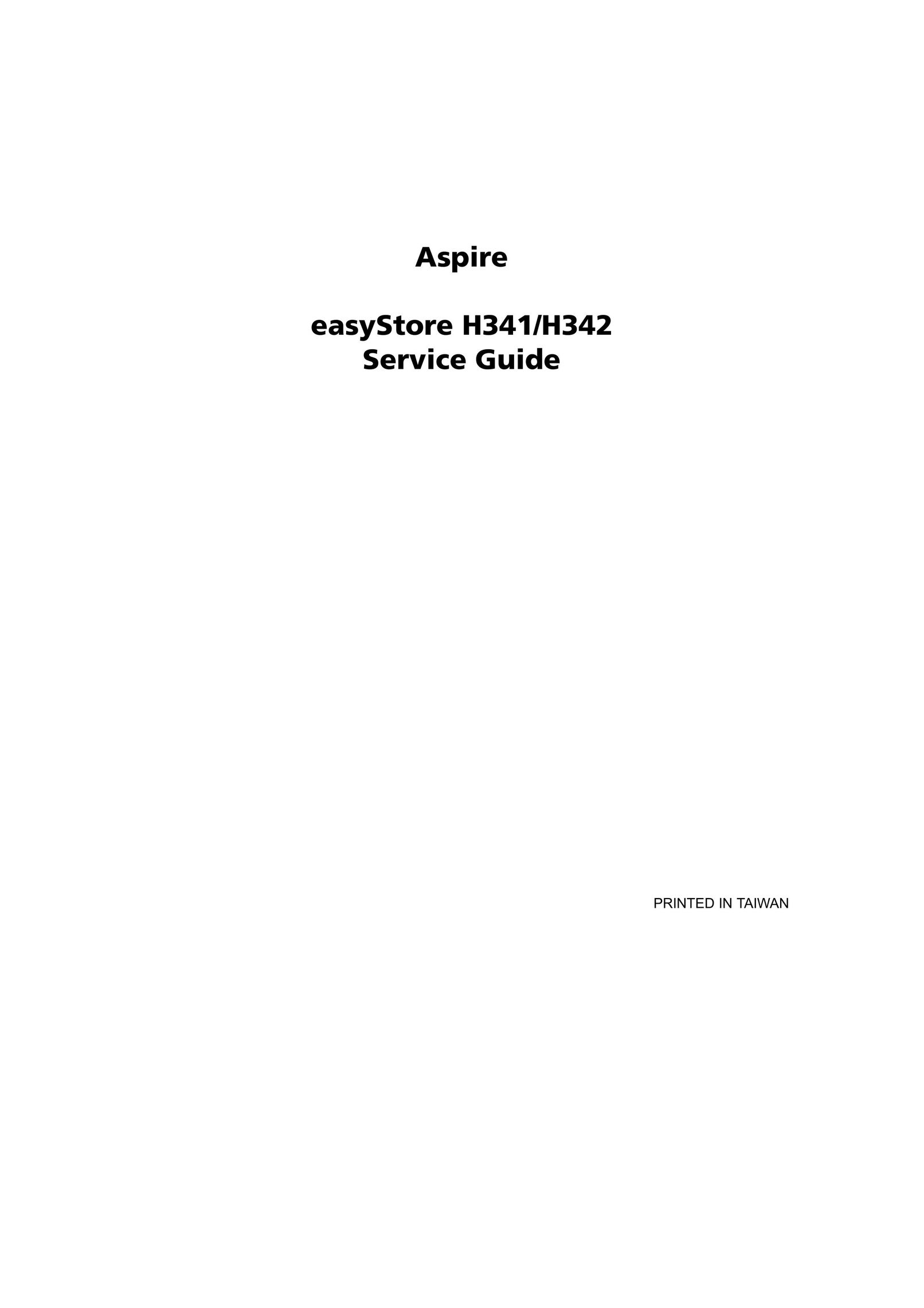 Aspire Digital H341 Personal Computer User Manual