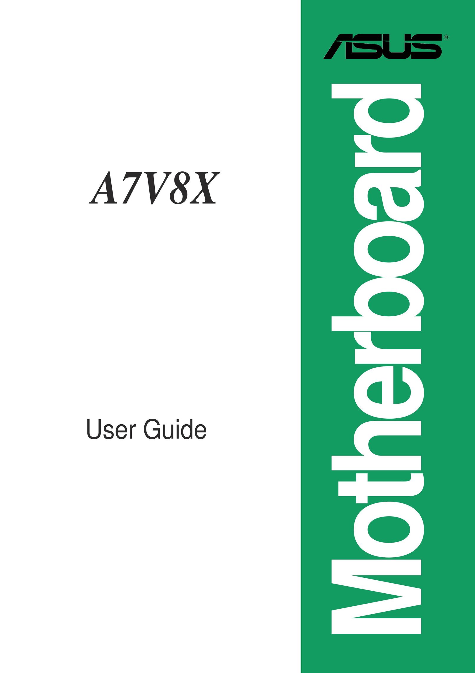 Asus A7V8X Personal Computer User Manual