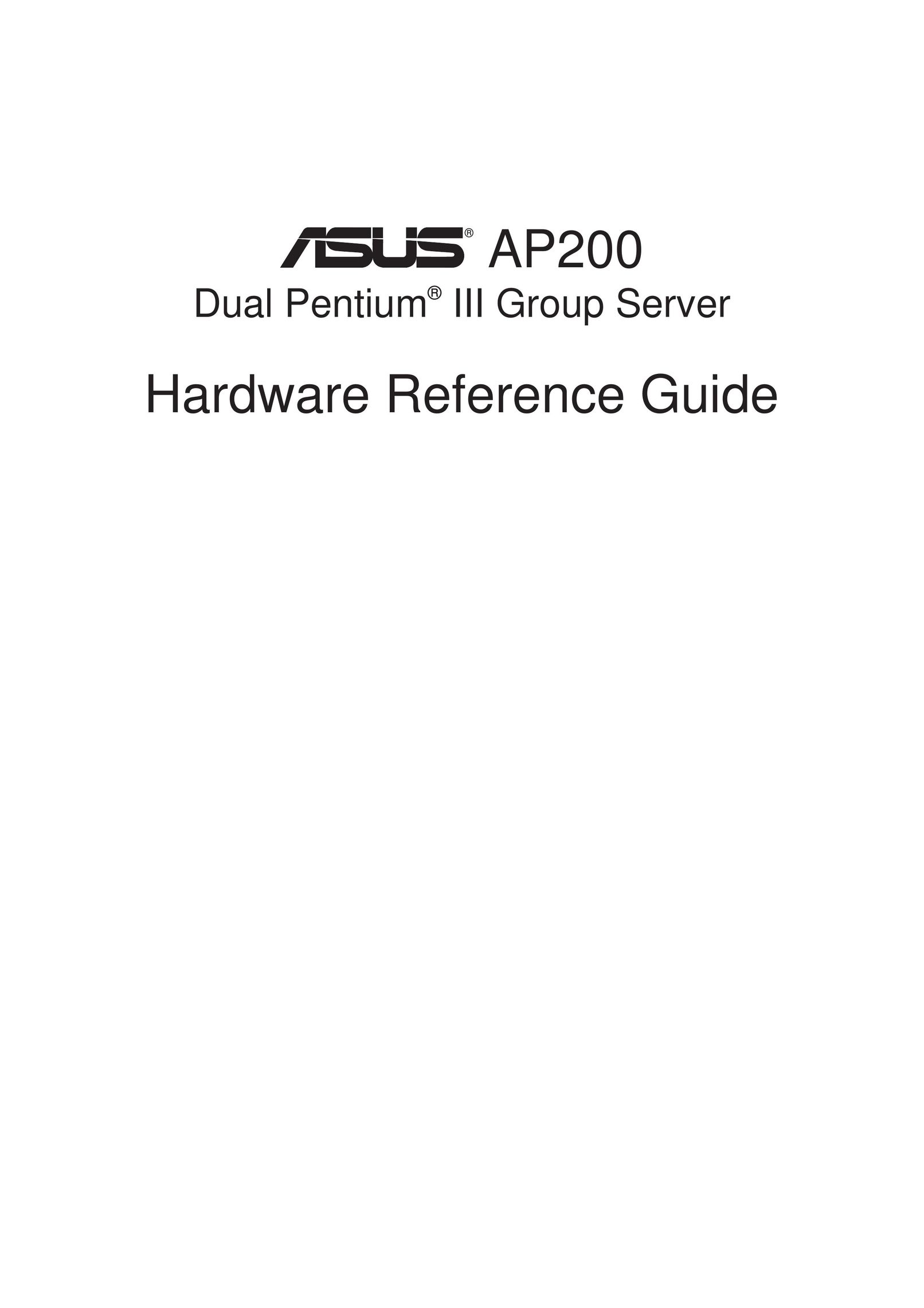 Asus AP200 Personal Computer User Manual