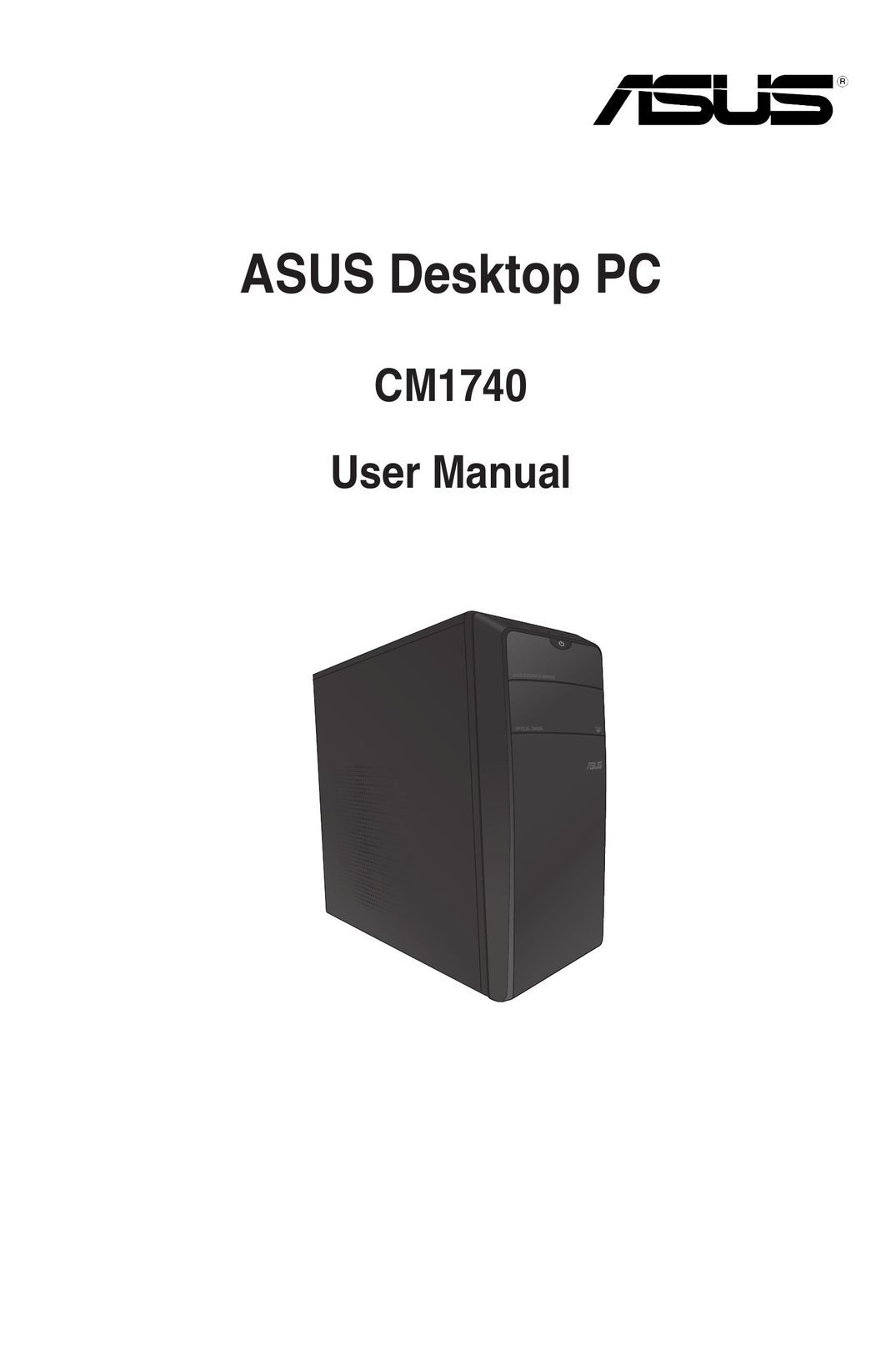Asus CM1740US002S Personal Computer User Manual