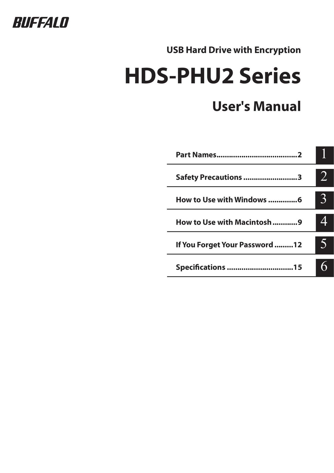 Buffalo Technology HDS-PHU2 Series Personal Computer User Manual