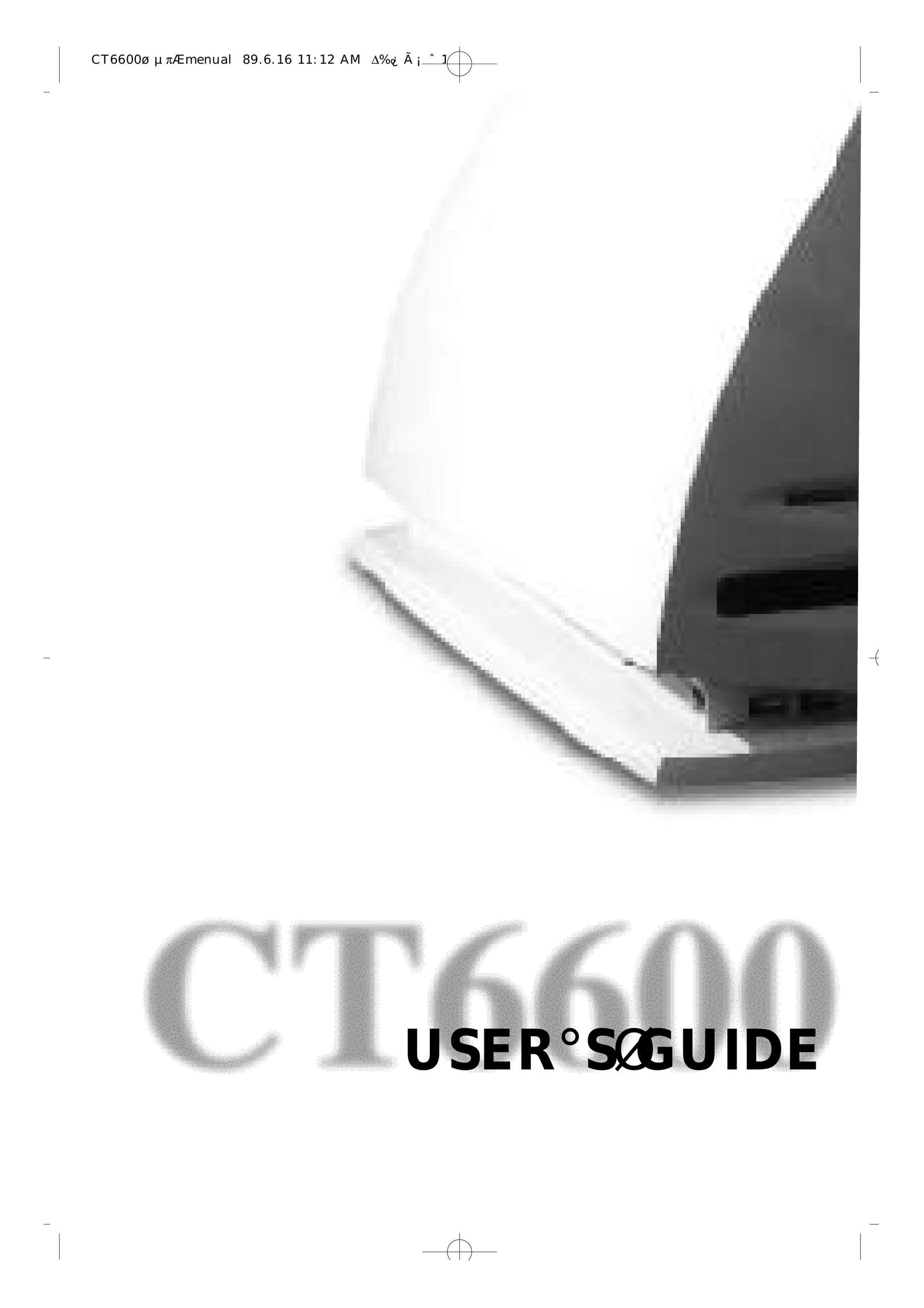 Daewoo CT6600 Personal Computer User Manual
