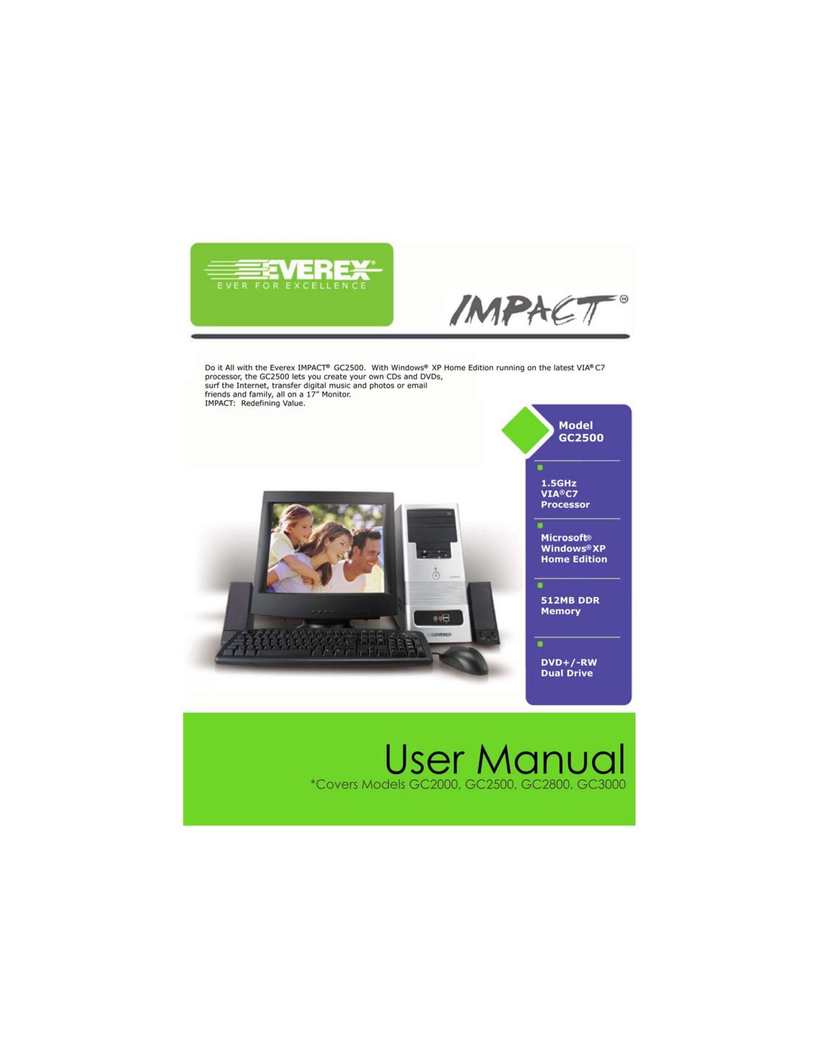 Everex GC2000 Personal Computer User Manual