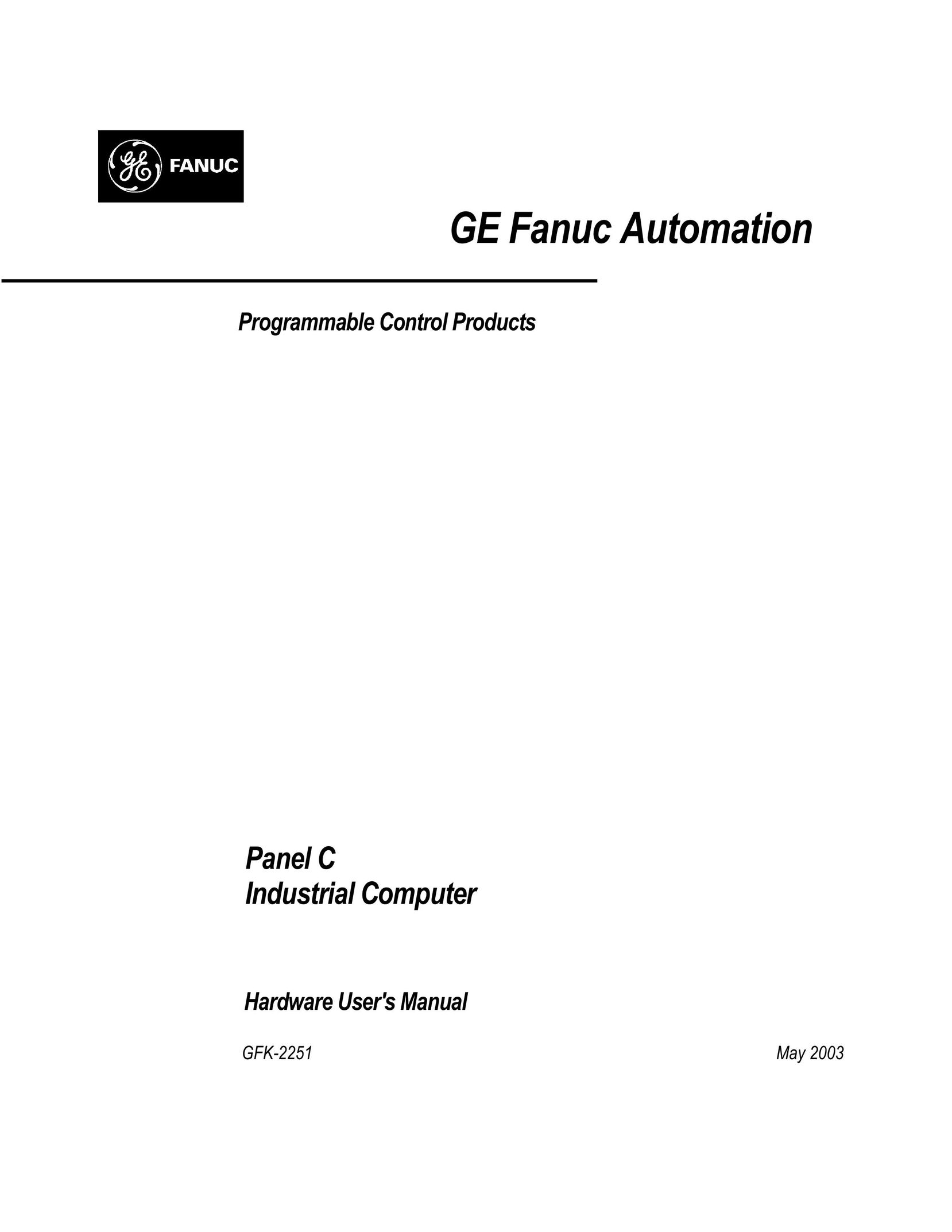 GE GFK-2251 Personal Computer User Manual