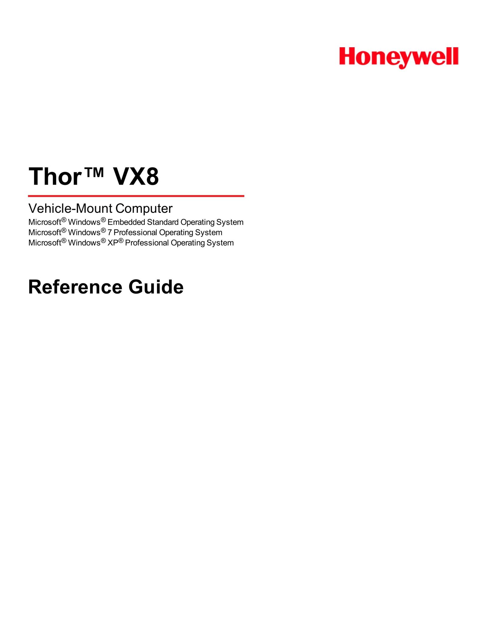 Honeywell Thor VX8 Personal Computer User Manual
