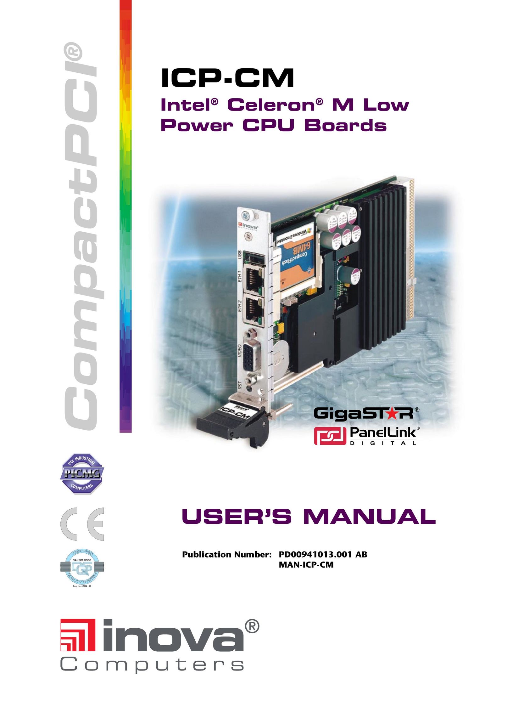 Inova PD00941013.001 Personal Computer User Manual