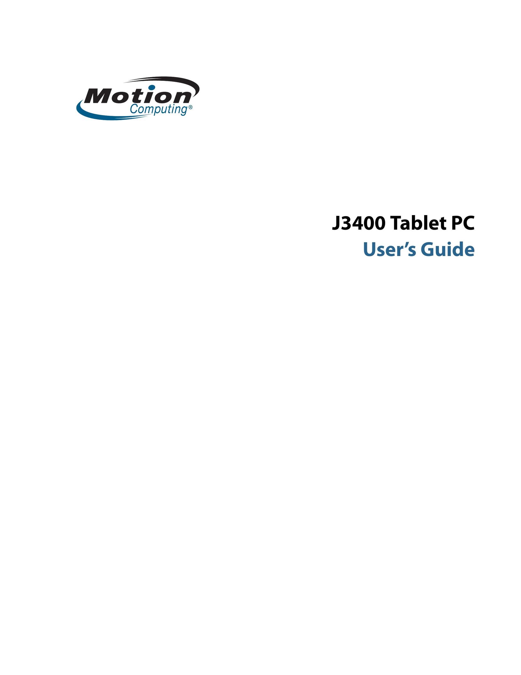 Motion Computing HC334227332 Personal Computer User Manual