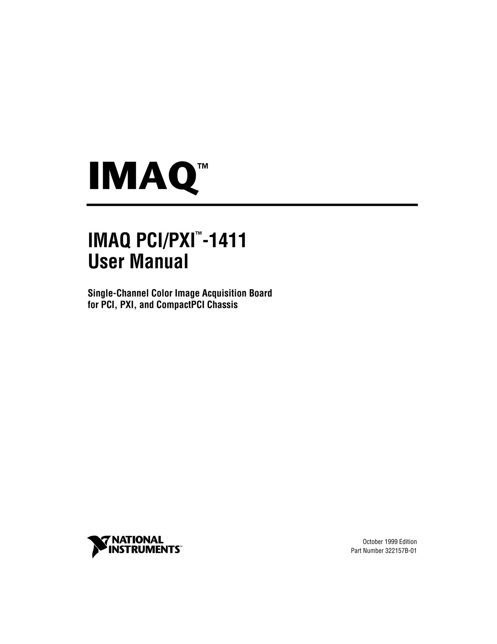 National Instruments PCI-1411 Personal Computer User Manual